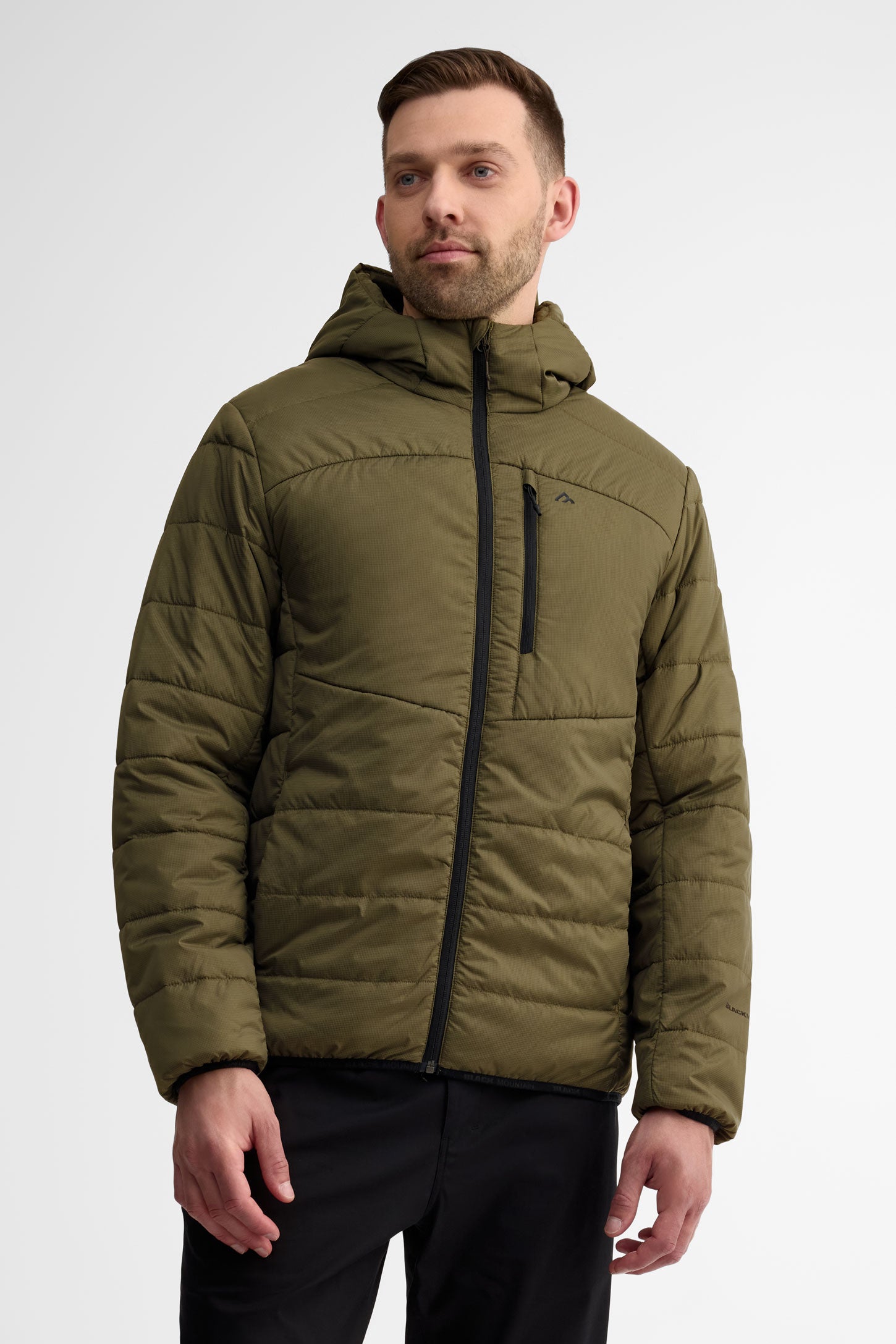 Manteau matelassé en Ripstop - Homme && KAKI