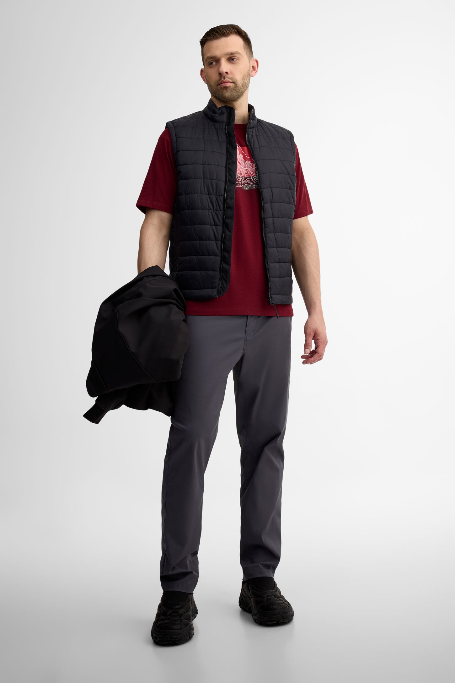 Manteau 3-en-1 imperméable - Homme && NOIR