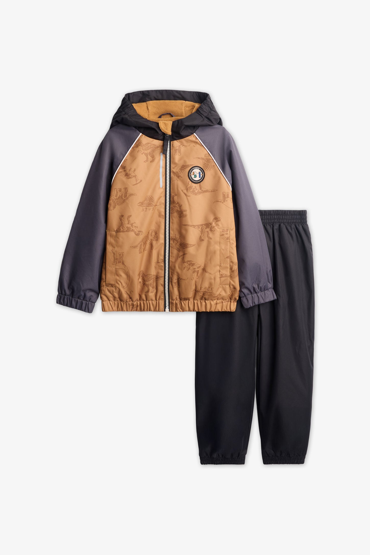 Habit de pluie mi-saison, 2T-3T - Bébé garçon && CHARBON/MULTI