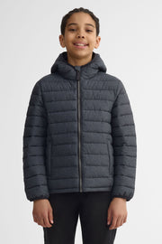 Manteau matelassé résistant à l'eau - Ado garçon && CHARBON