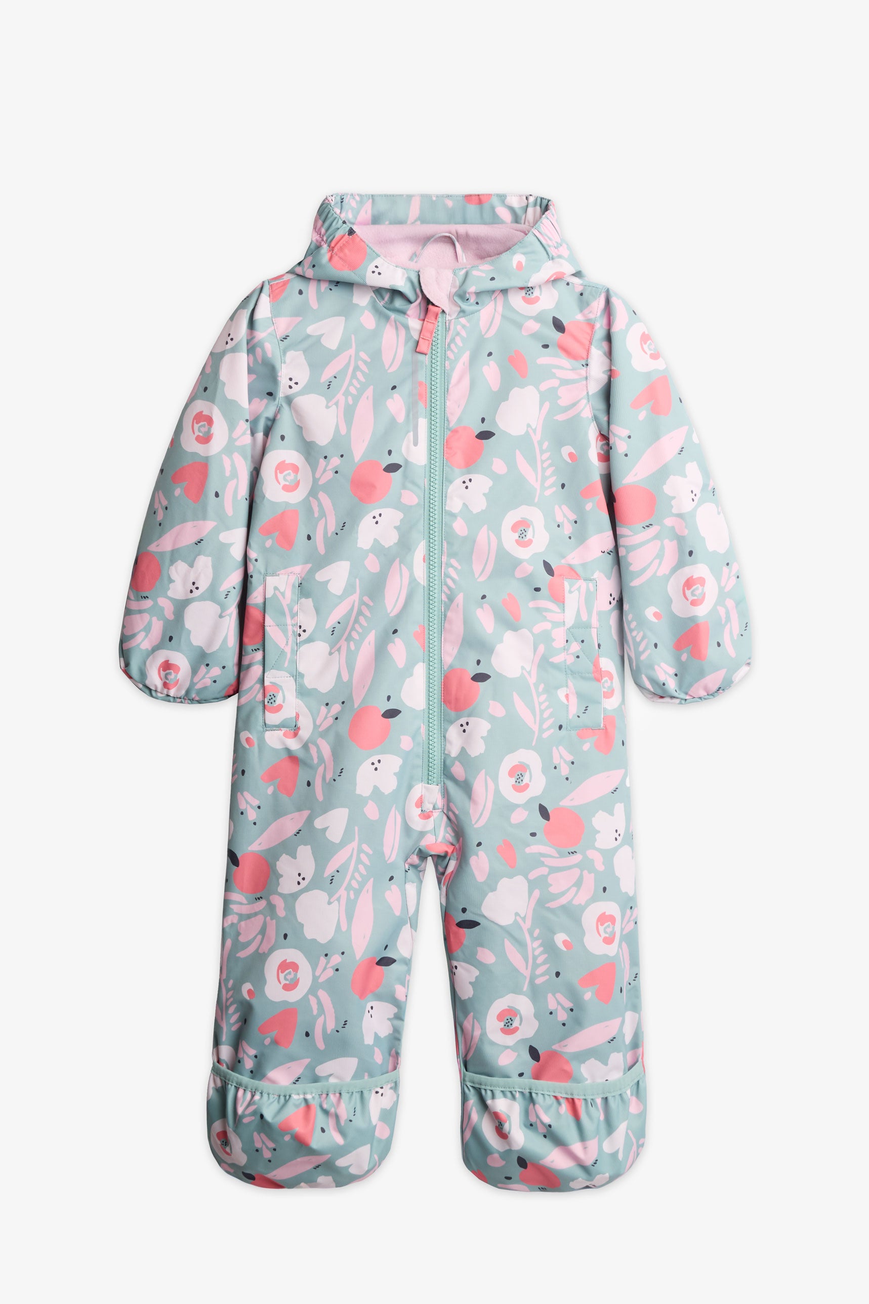 Habit de pluie 1-pièce mi-saison - Bébé fille && AQUA/MULTI