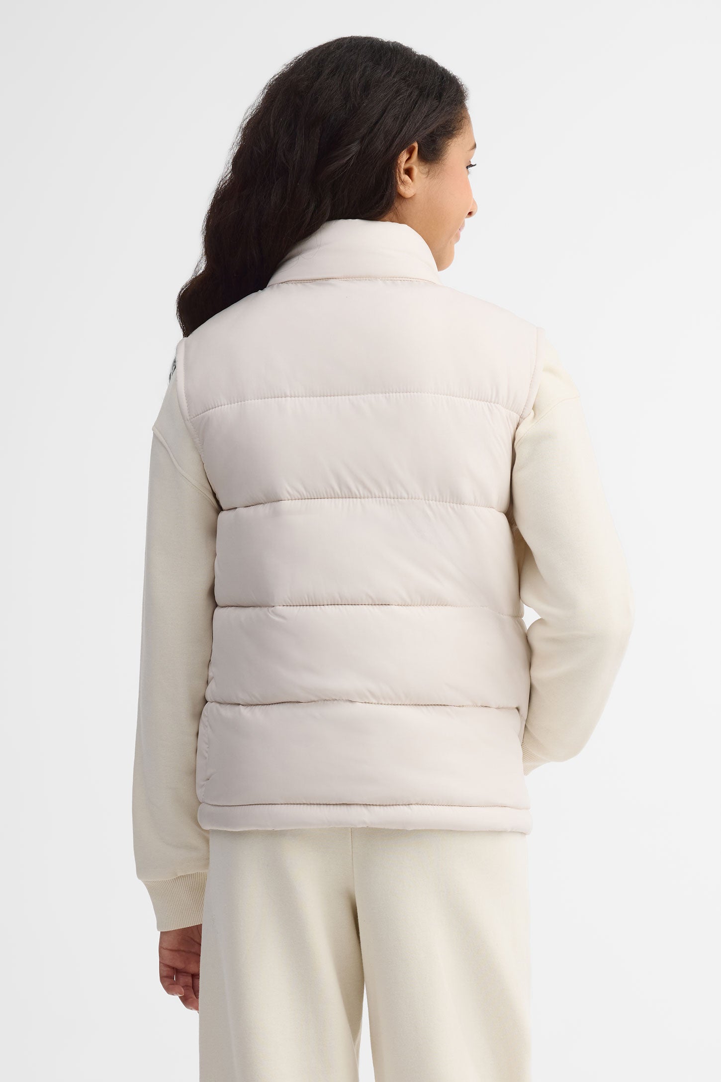 Veste matelassée sans manches - Ado fille && BEIGE