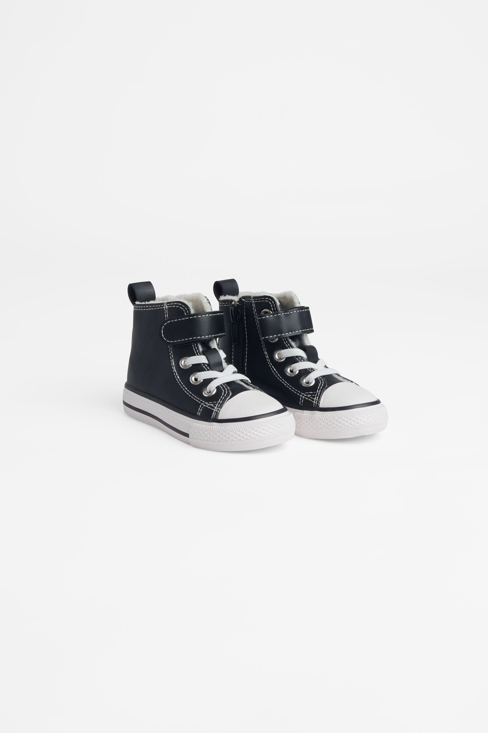 Souliers noir à lacets élastiques - Bébé garçon && NOIR