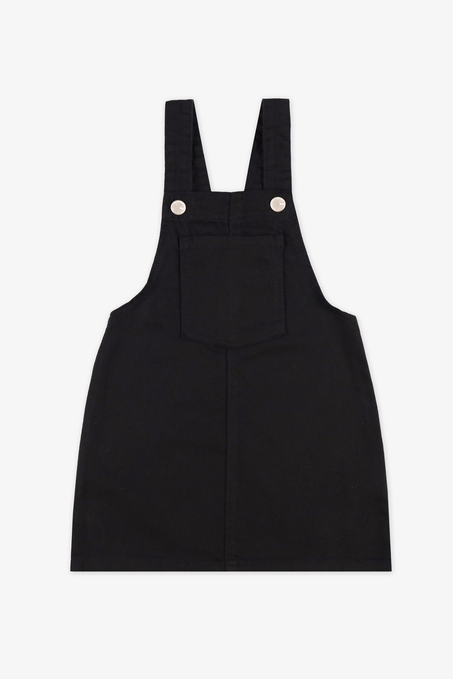 Robe-tablier en jeans - Enfant fille && NOIR