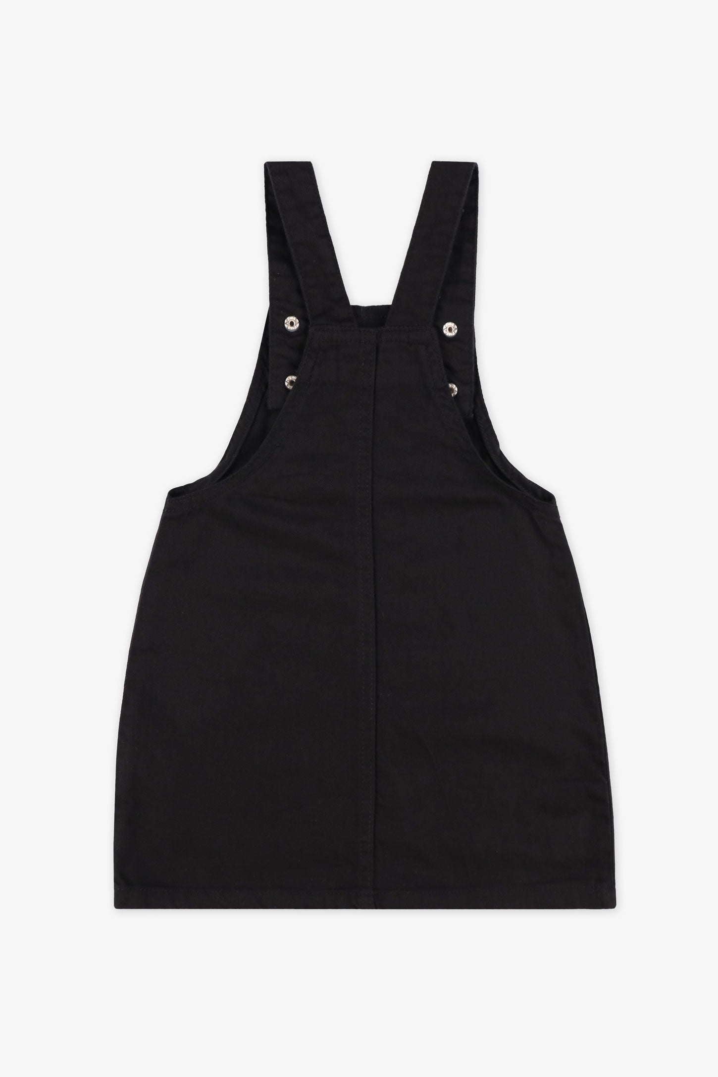 Robe-tablier en jeans - Enfant fille && NOIR