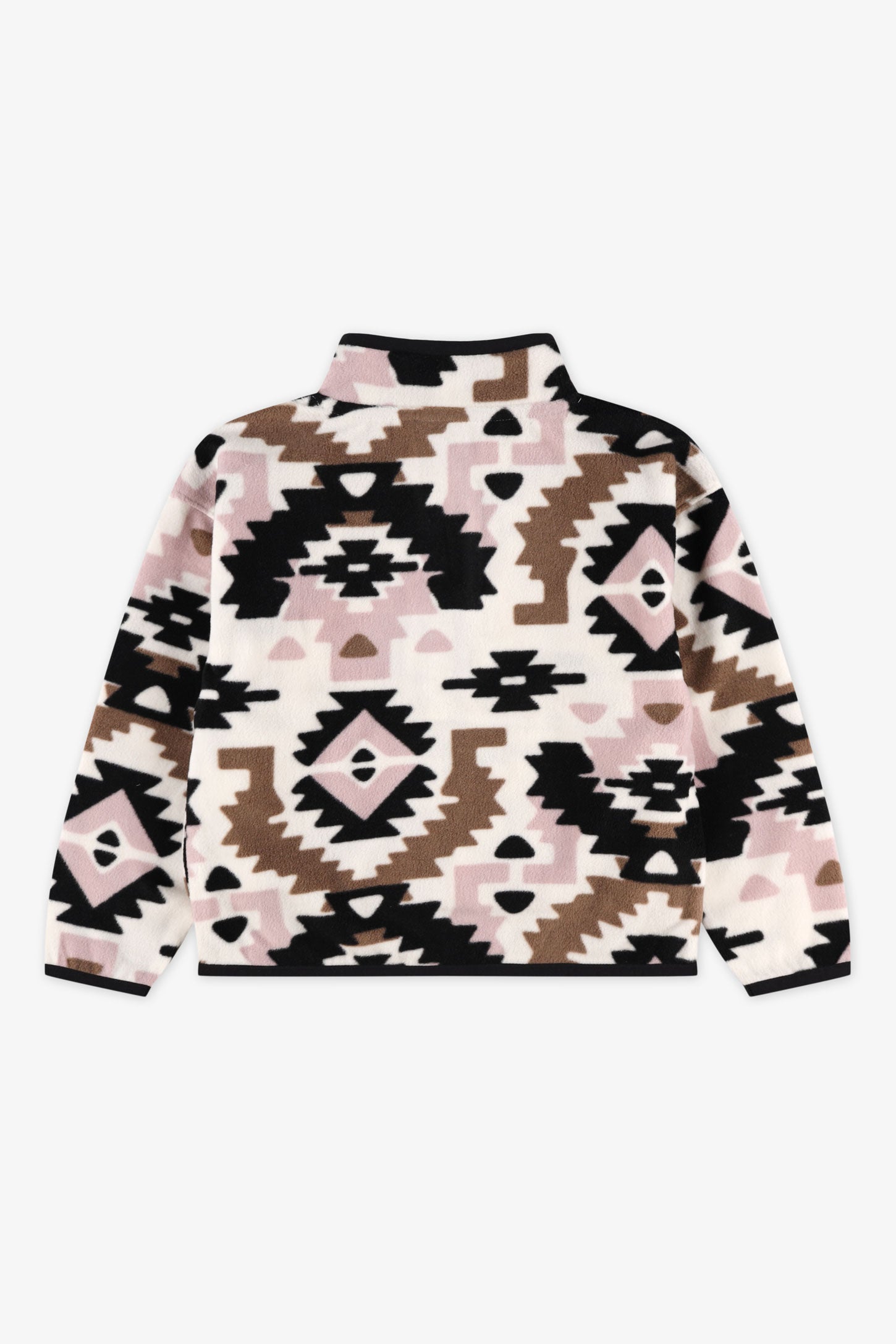 Chandail ouaté imprimé à col montant - Enfant fille && BLANC CASSÉ/MULTI
