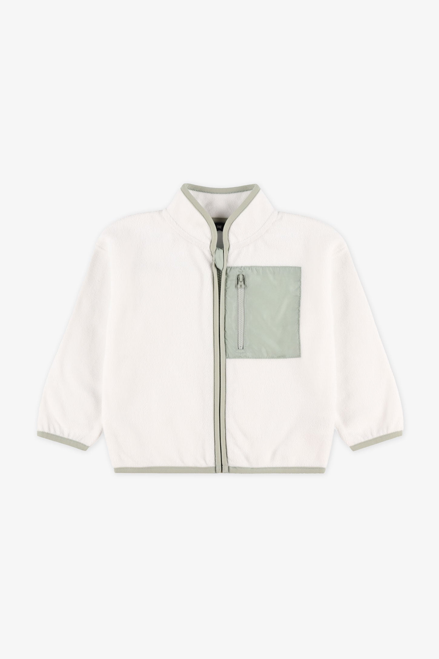Veste en polaire - Bébé fille && BLANC CASSÉ