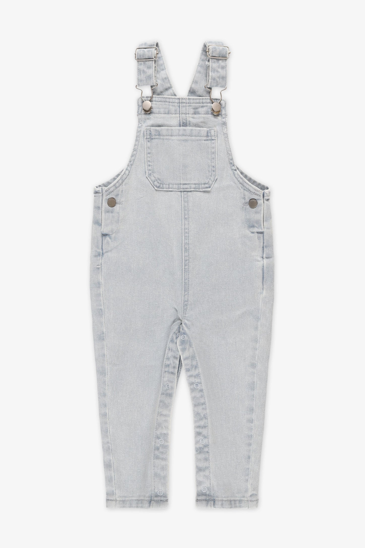 Salopette en jeans, 2T-3T - Bébé fille && DENIM PALE