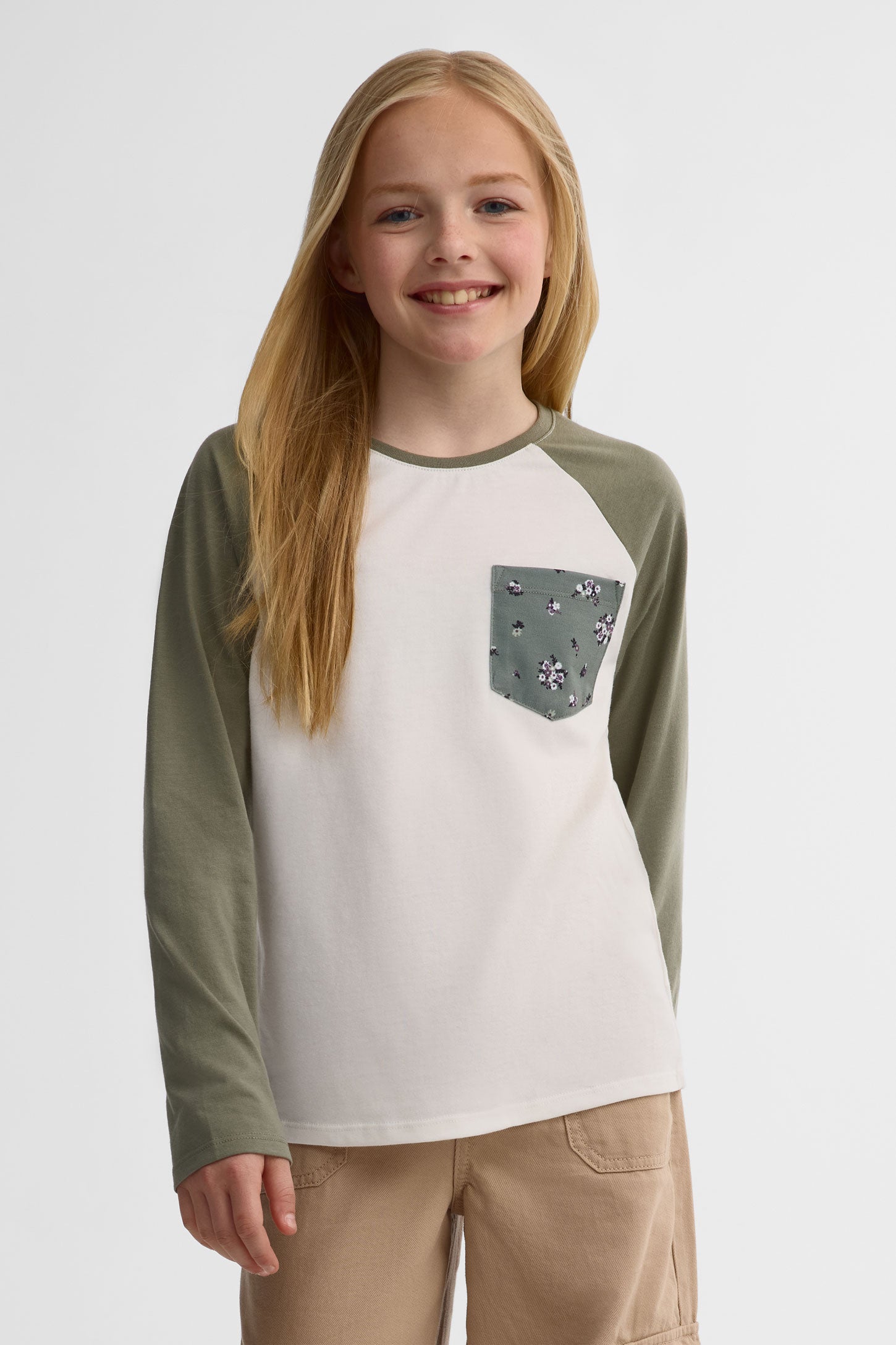 Chandail léger raglan – Ado fille && SARCELLE
