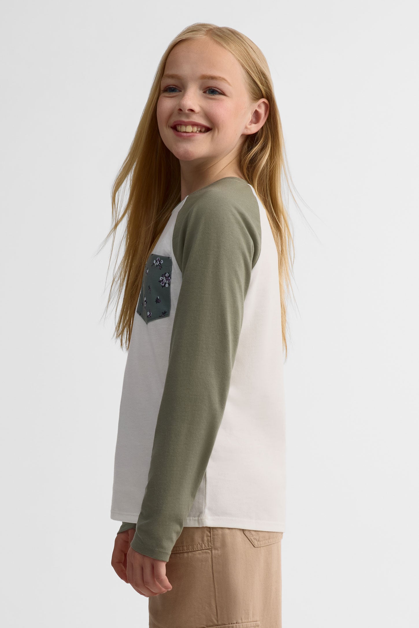 Chandail léger raglan – Ado fille && SARCELLE
