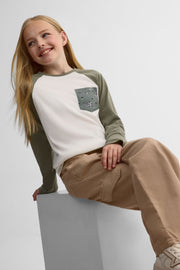 Chandail léger raglan – Ado fille && SARCELLE
