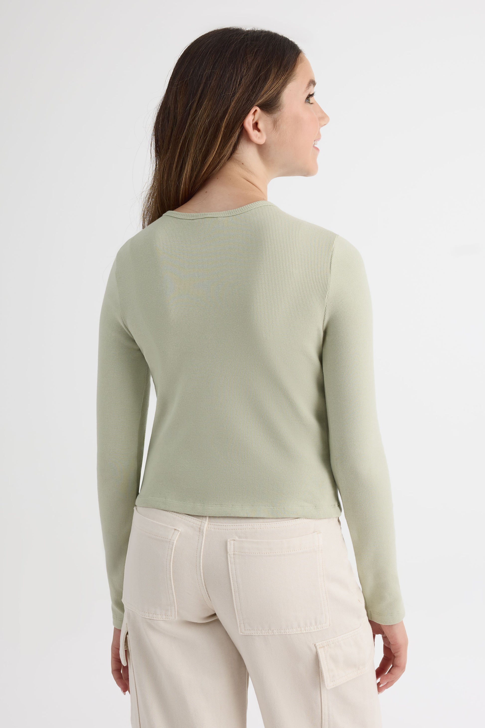 Chandail léger – Ado fille && VERT PALE