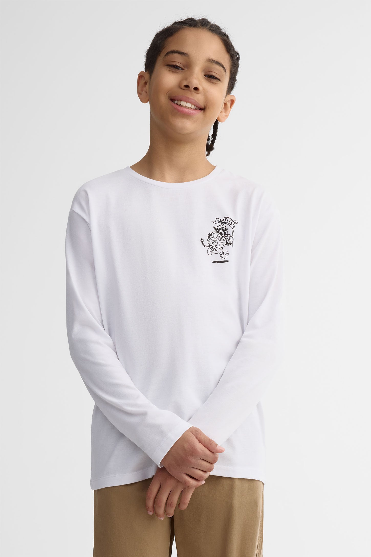 Lot de 2 chandails manches longues - Ado garçon && BLANC