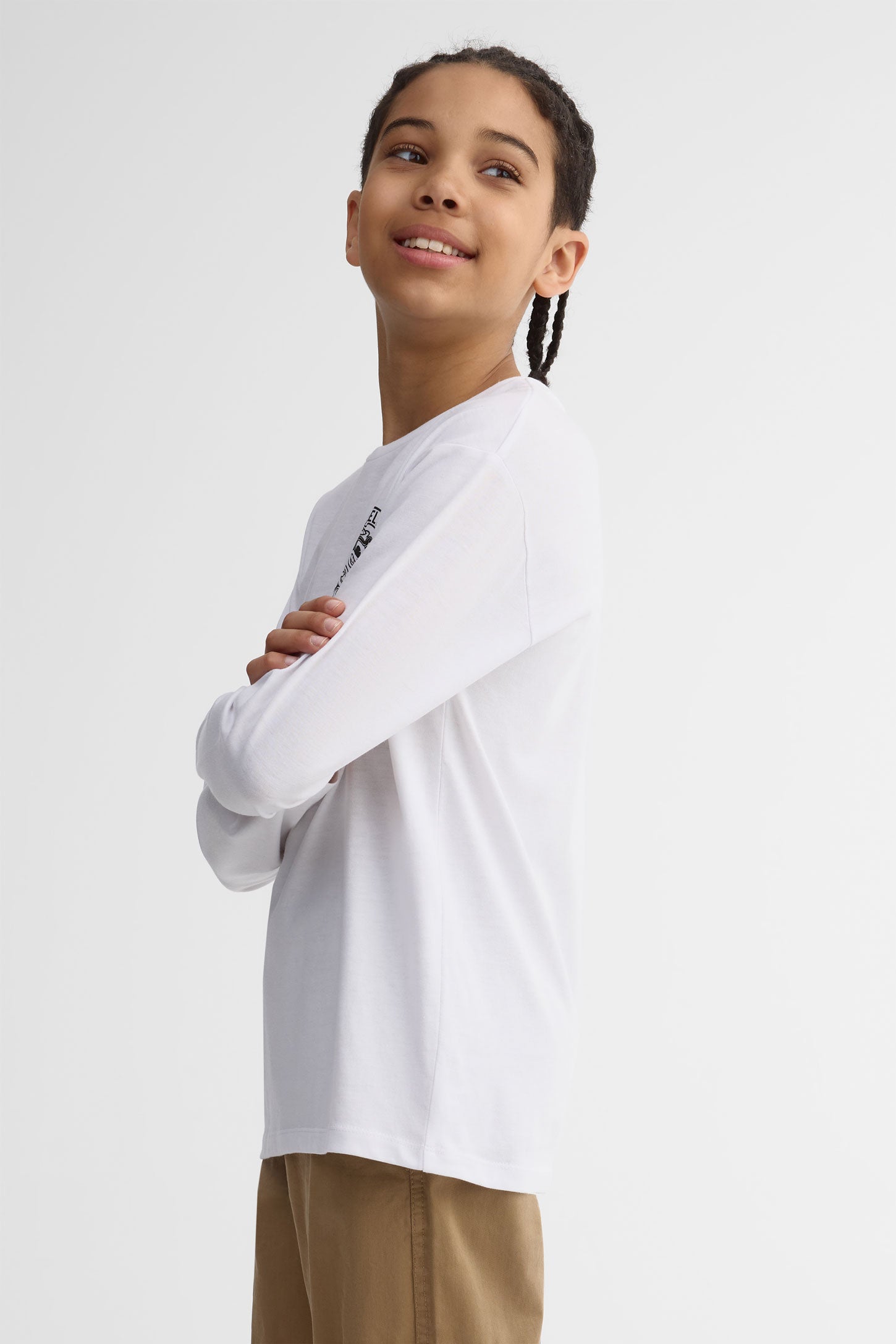 Lot de 2 chandails manches longues - Ado garçon && BLANC