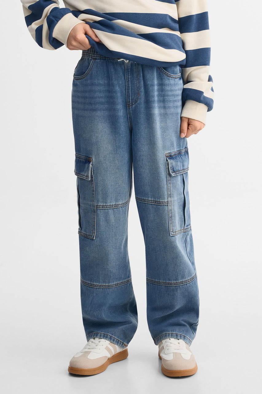 Boys Jeans Ados Jeans Baggy Fit Jeans Teenage Boy