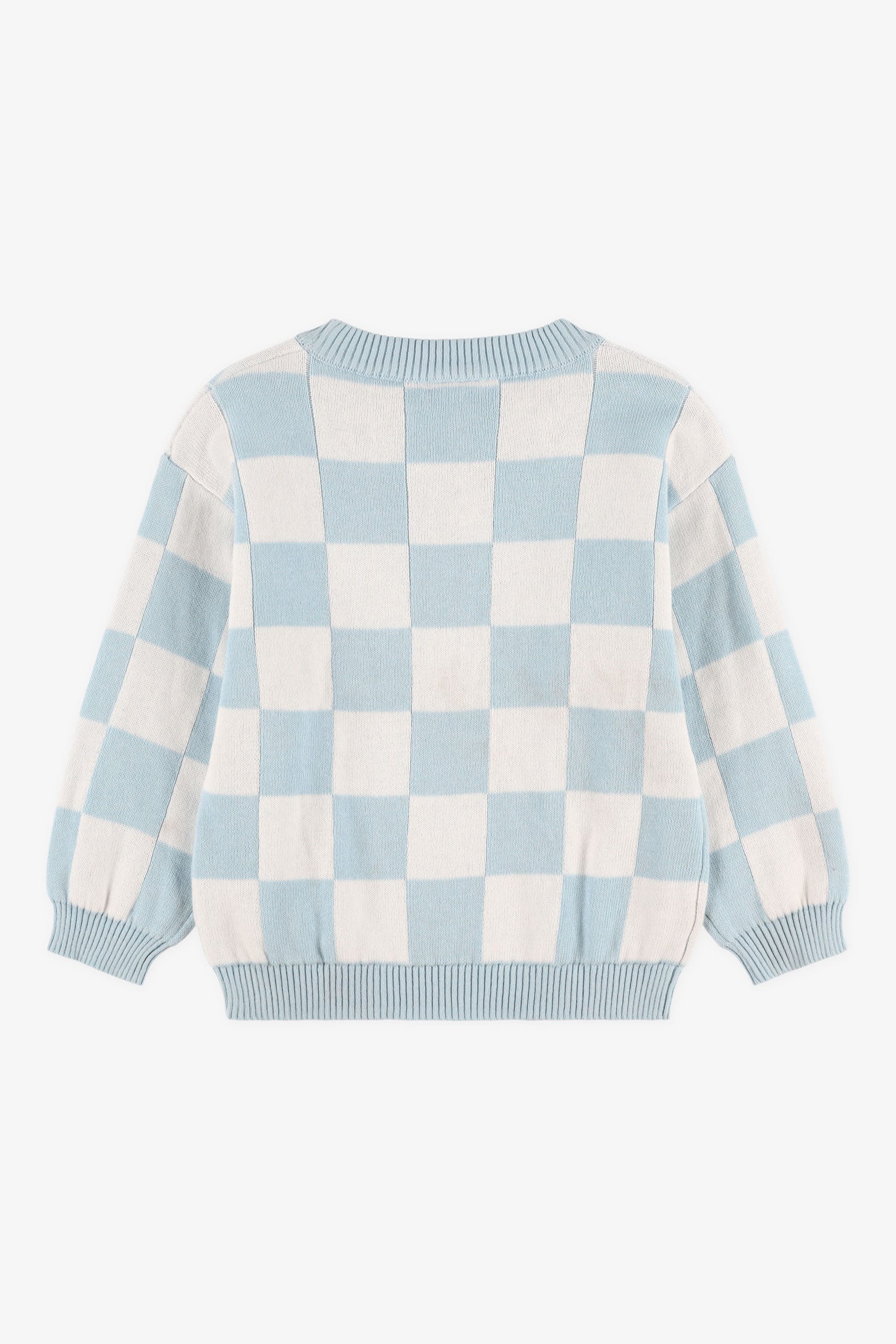 Chandail tricot col rond - Bébé garçon && BLEU MULTI