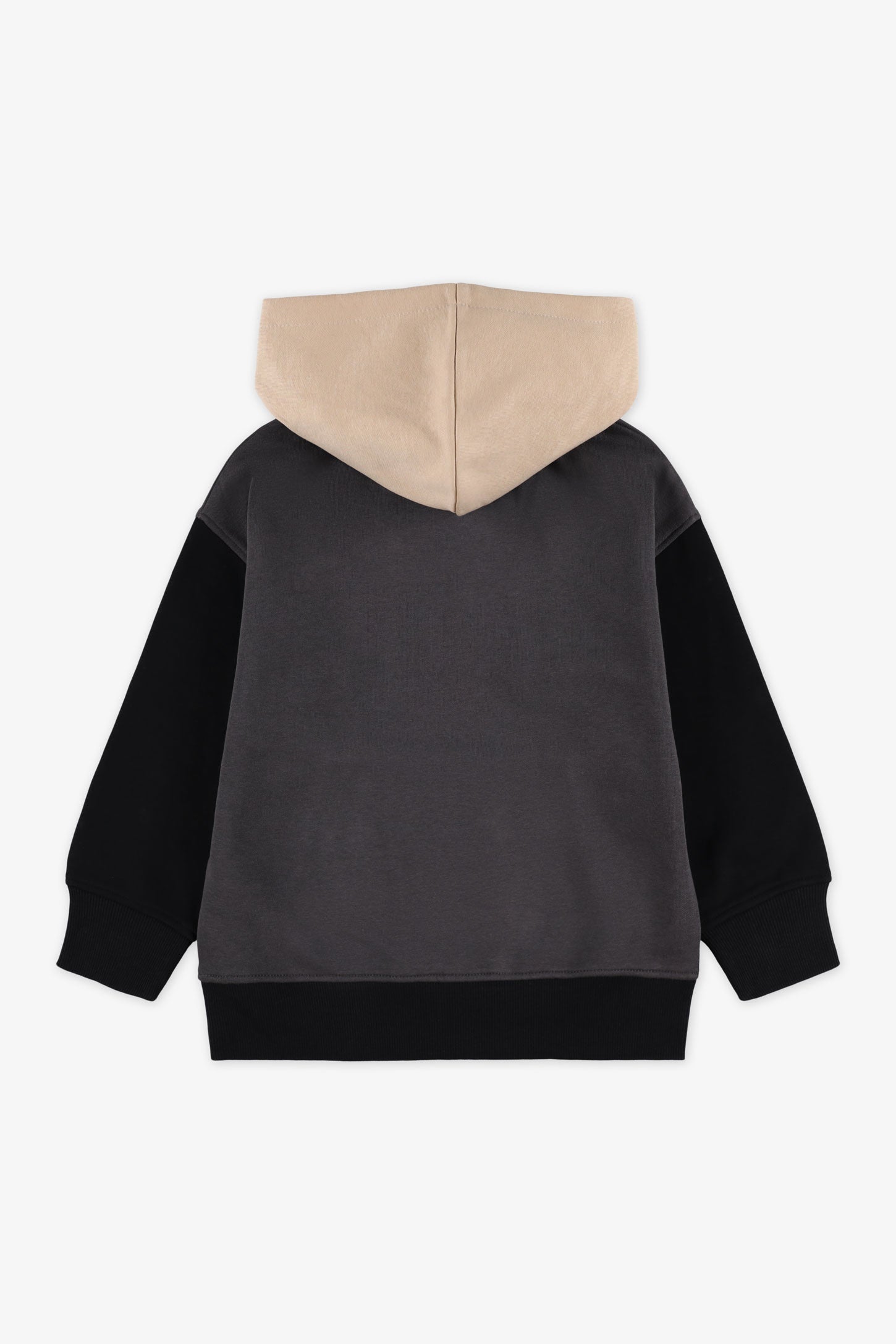 Chandail ouaté à capuchon - Enfant garçon && CHARBON