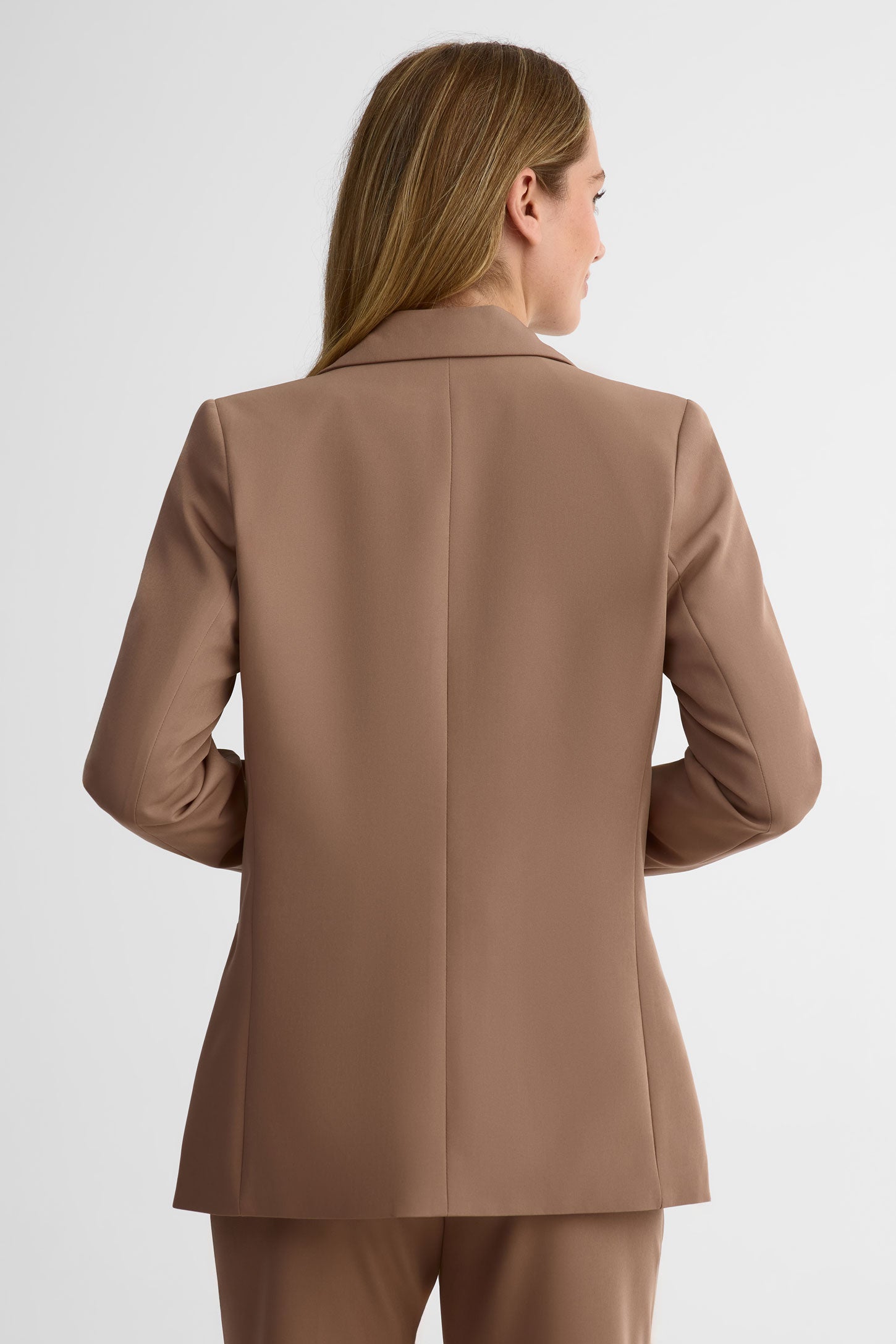 Veston coupe régulière doublé - Femme && TAUPE