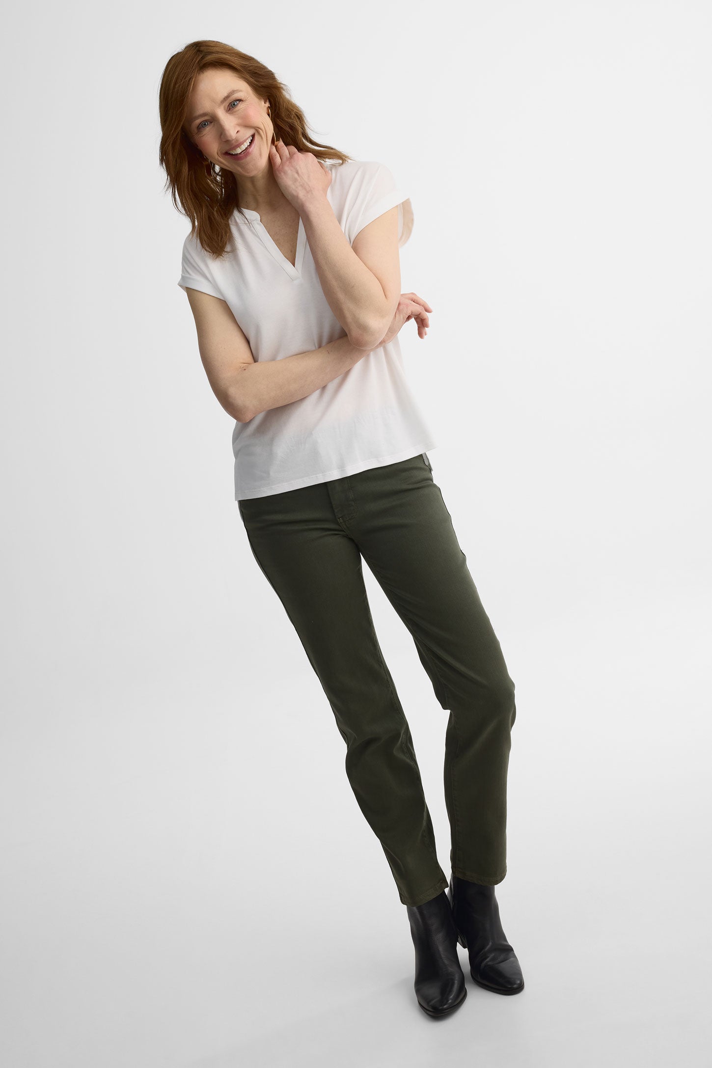 Chandail Dolman – Femme && BLANC