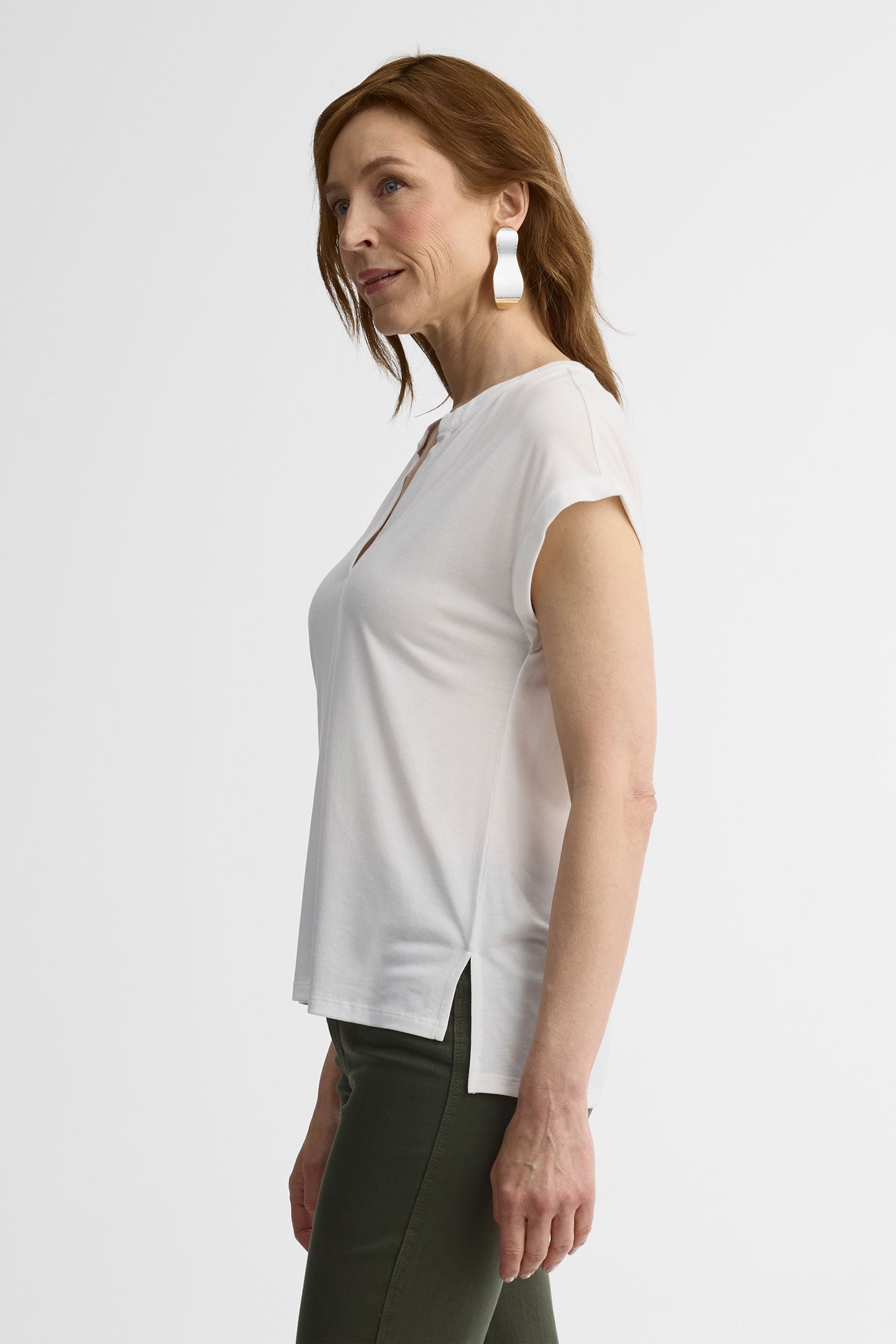 Chandail Dolman – Femme && BLANC