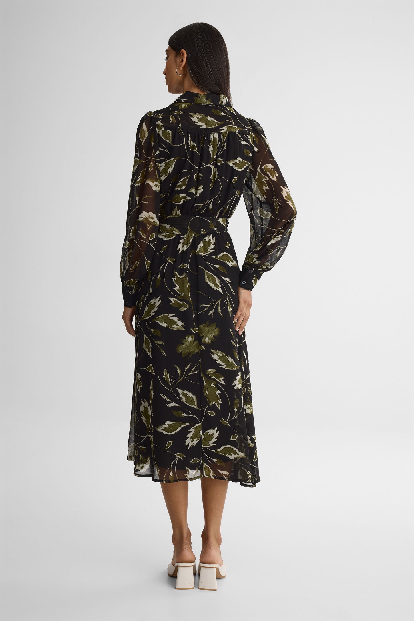 Robe à boutons – Femme && NOIR/MULTI