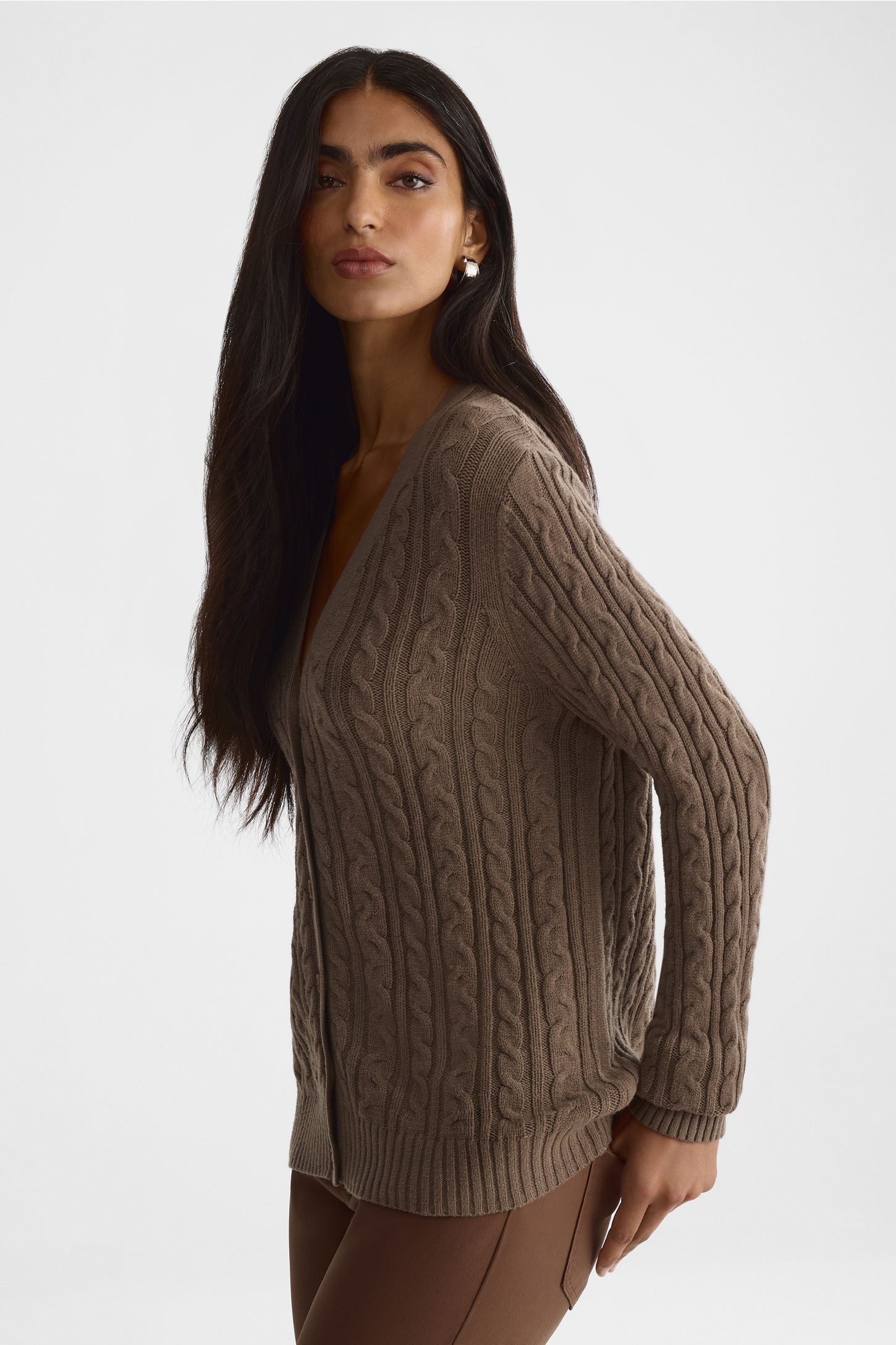 Cardigan Femme MIYMIYN Col V Boutonné – Tricot Doux Et Léger Pour L'automne, Style Décontracté Et Facile à Superposer