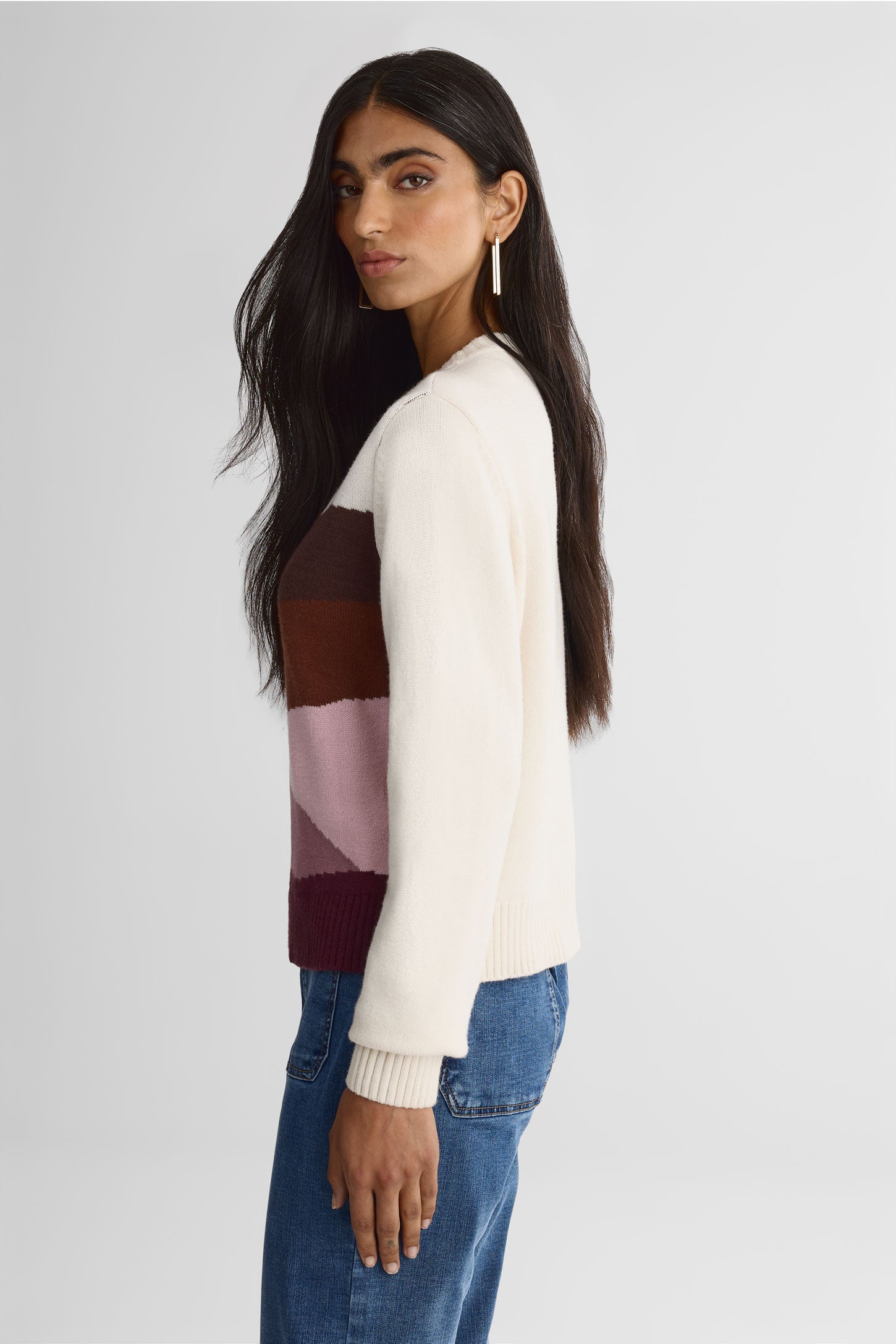 Chandail tricot - Femme && BEIGE/MULTI