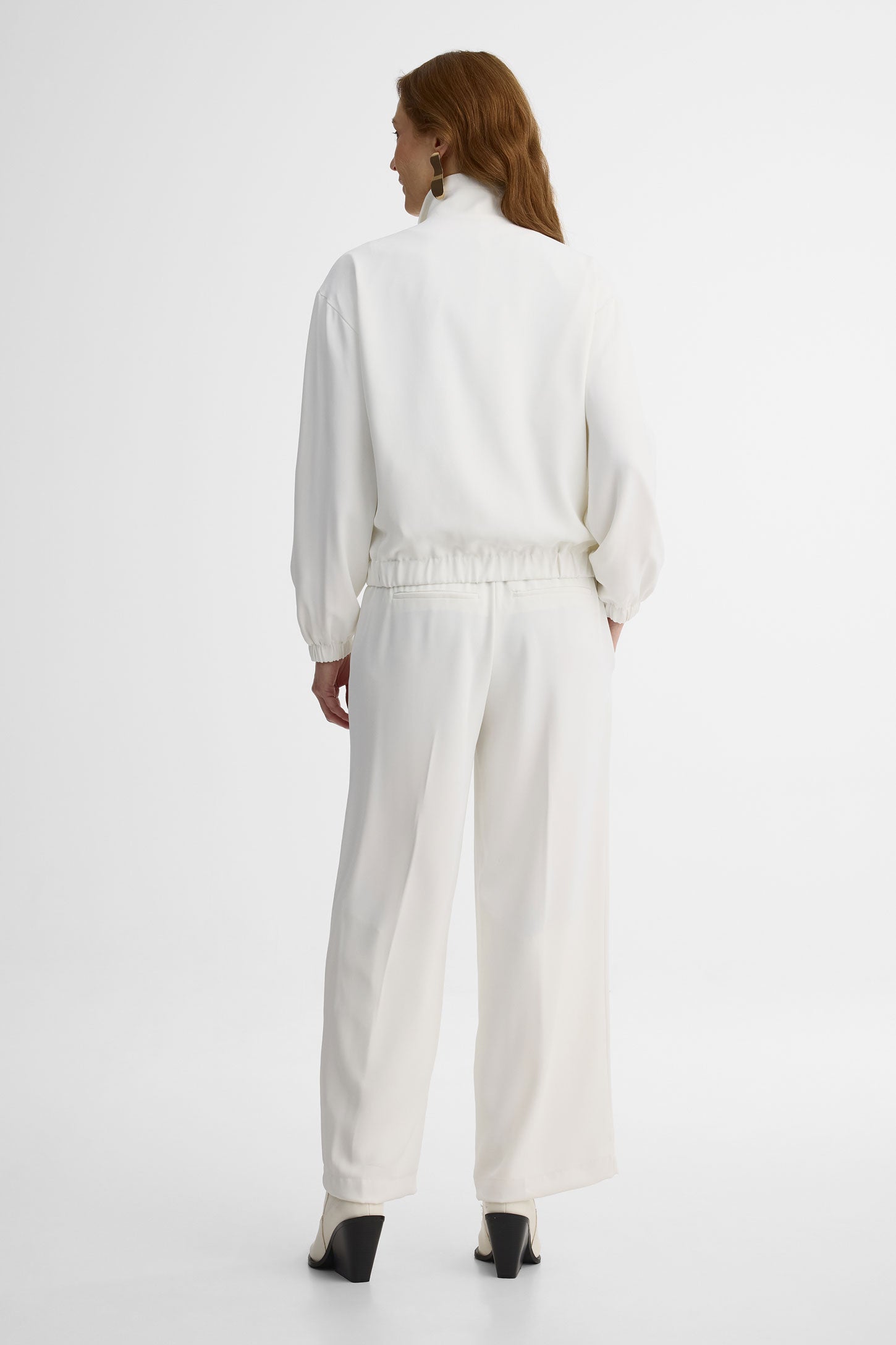 Veste bomber avec poches – Femme && BLANC