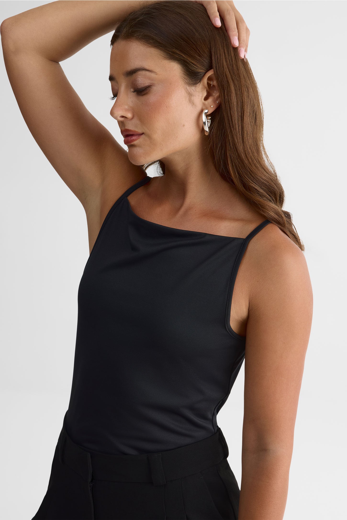Camisole ajustée - Femme && NOIR