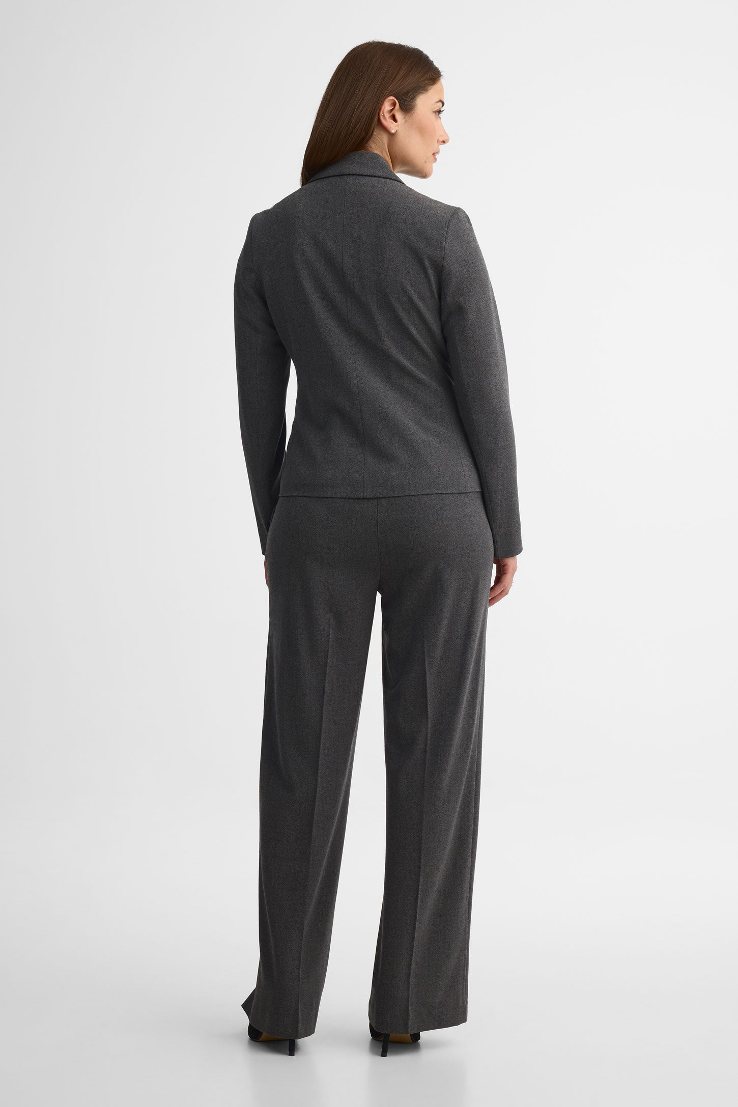 Veston ajusté – Femme && CHARBON MIXTE