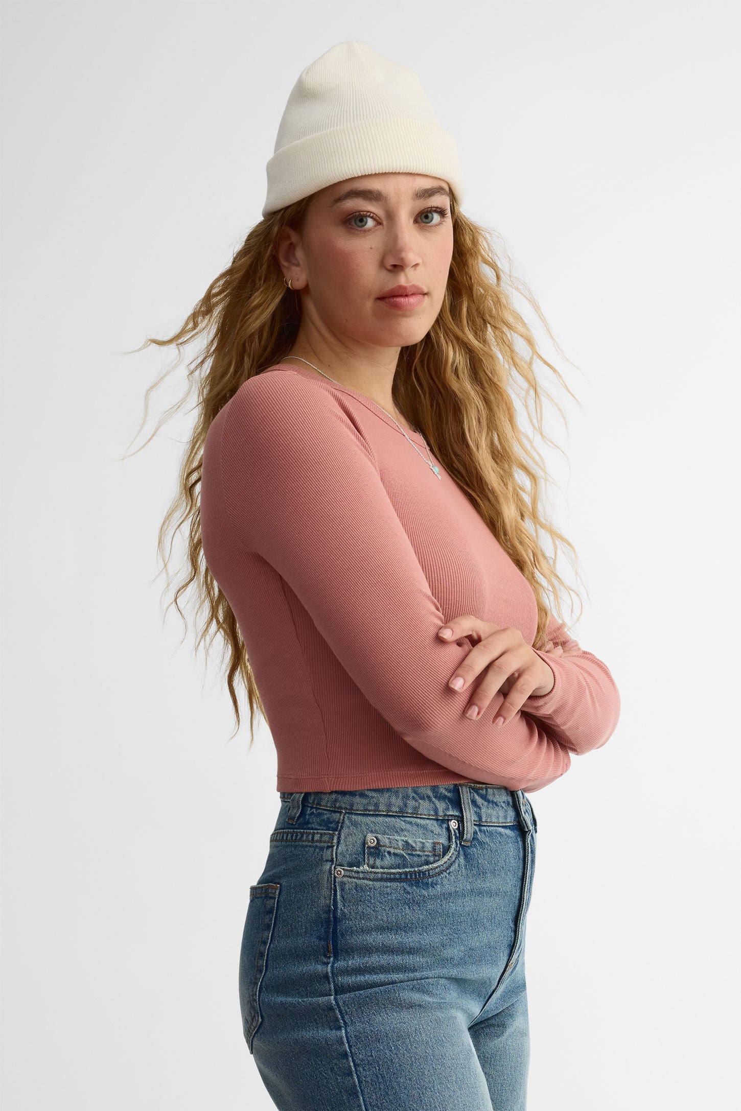 Chandail léger – Jeune femme && ROSE