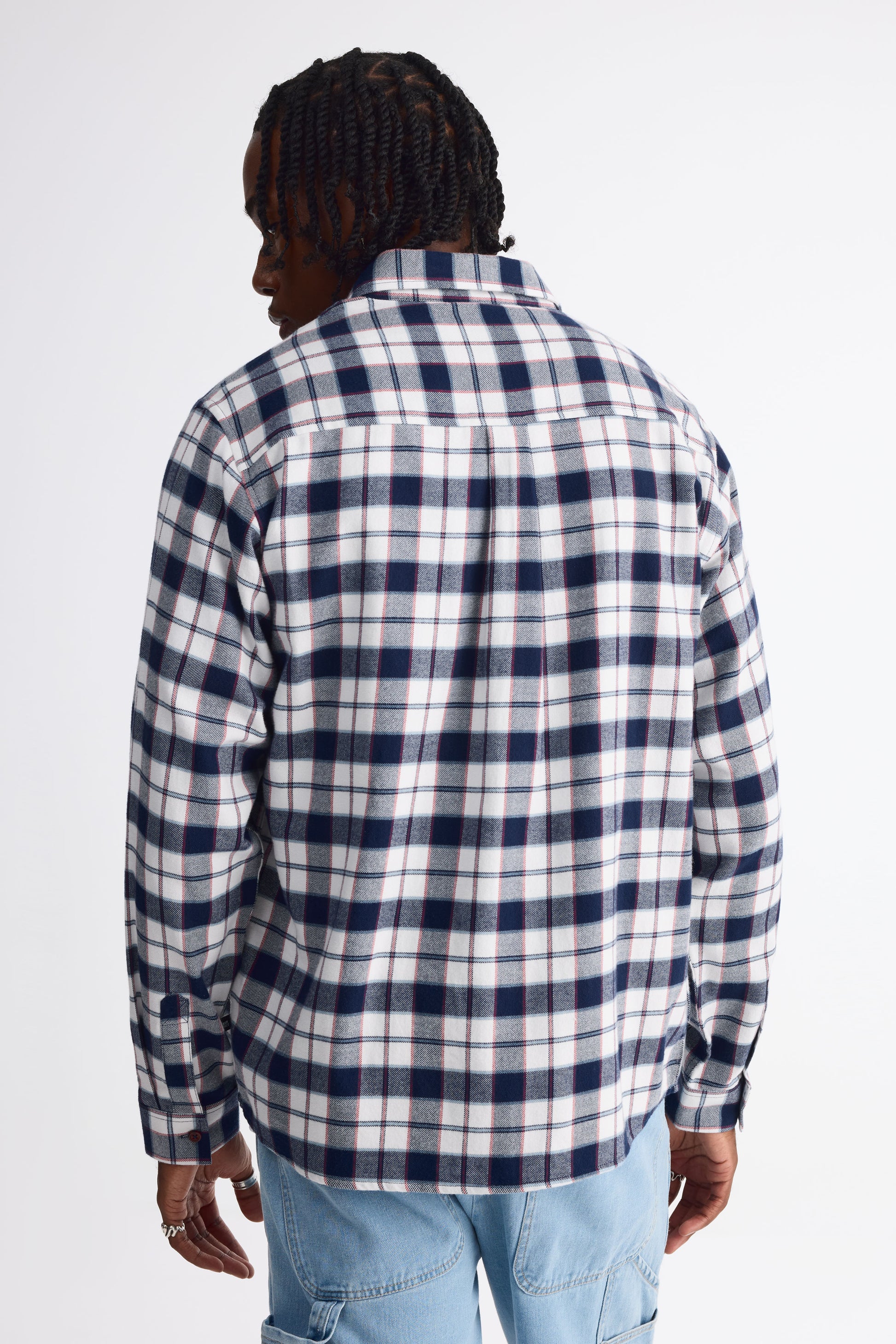 Chemise coupe lousse - Homme && BLANC CASSÉ/MULTI