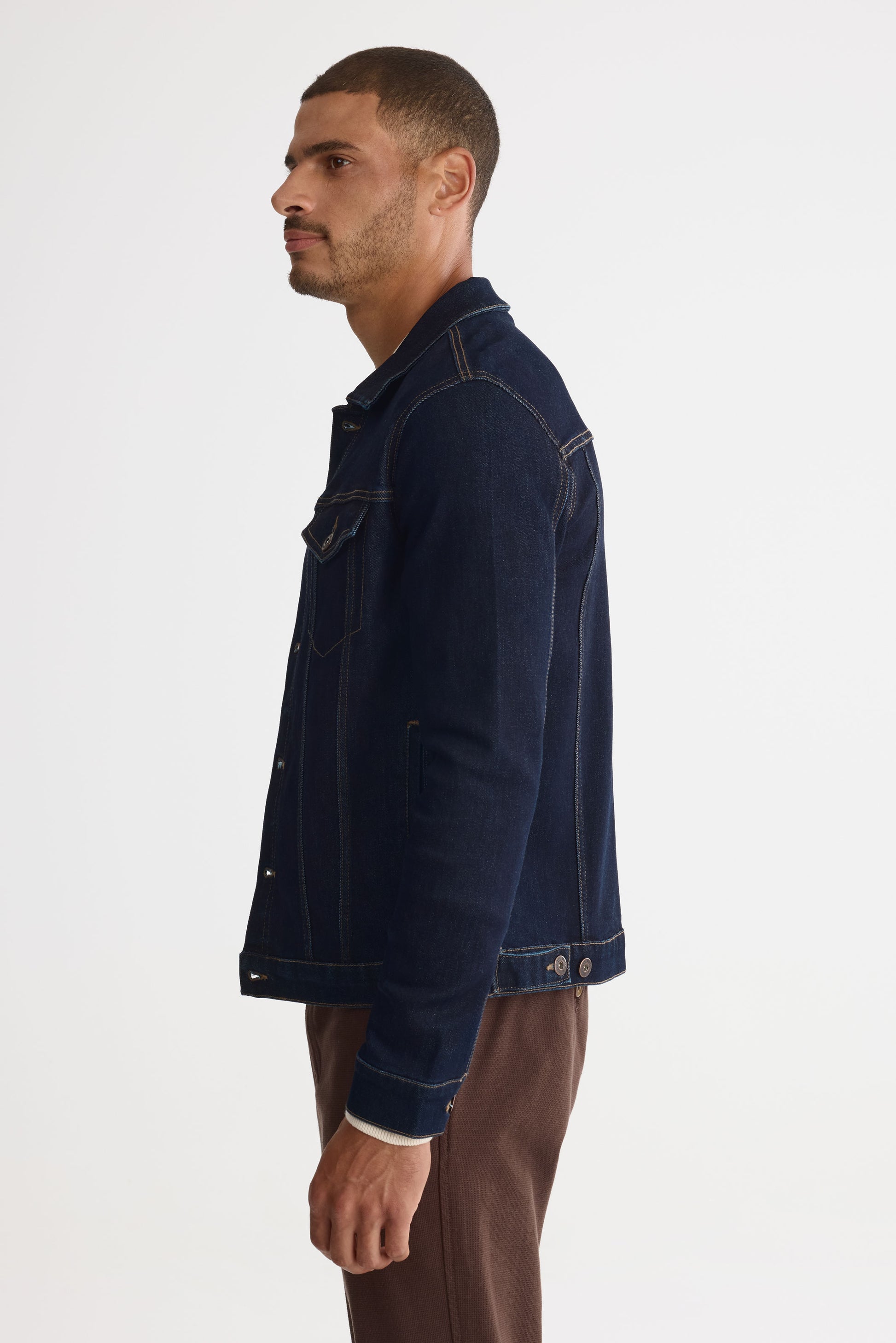 Veste en denim – Homme && DENIM FONCE