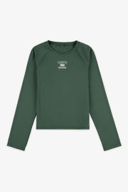 Maillot de bain rashguard - Ado fille - Aubainerie && VERT