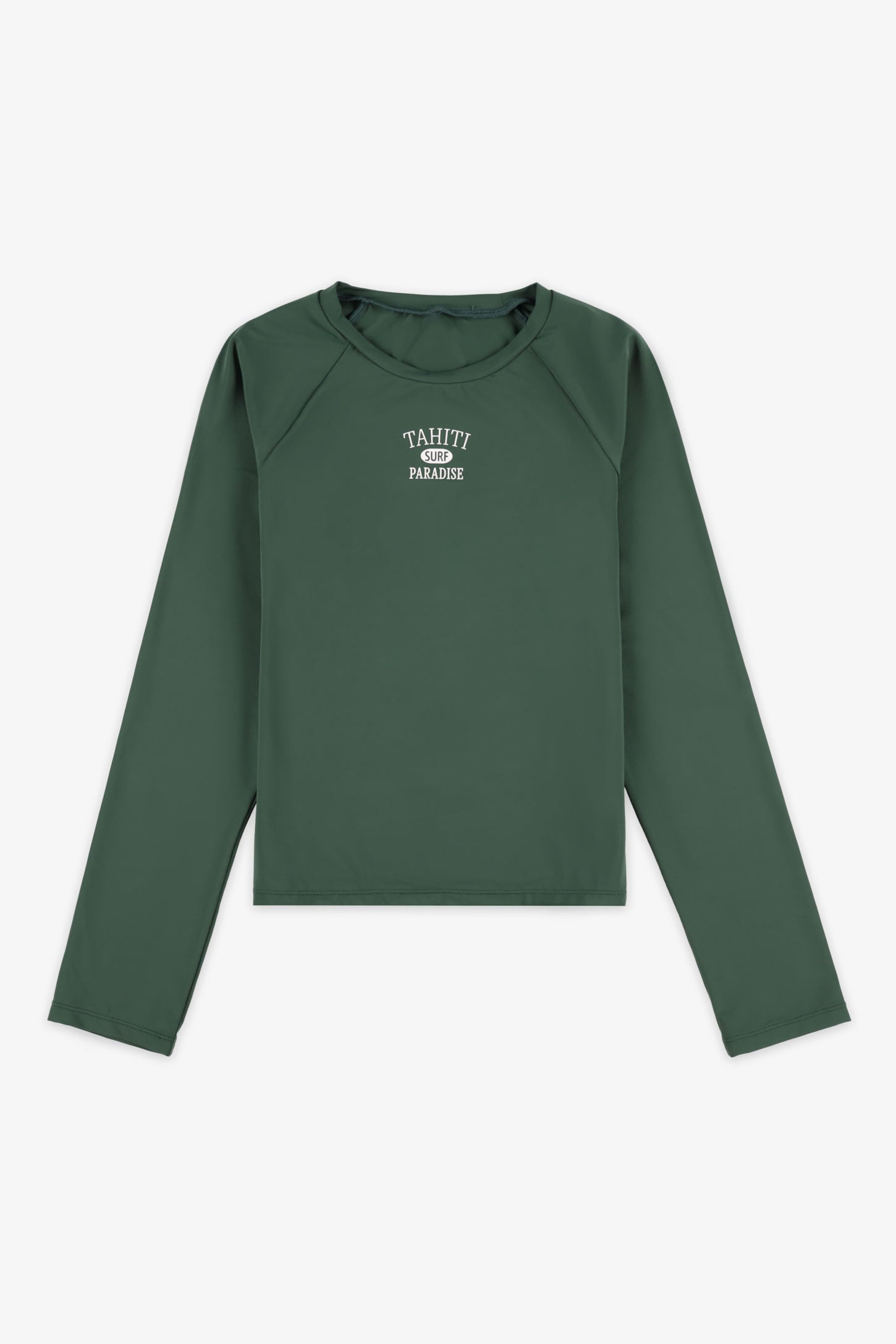 Maillot de bain rashguard - Ado fille - Aubainerie && VERT