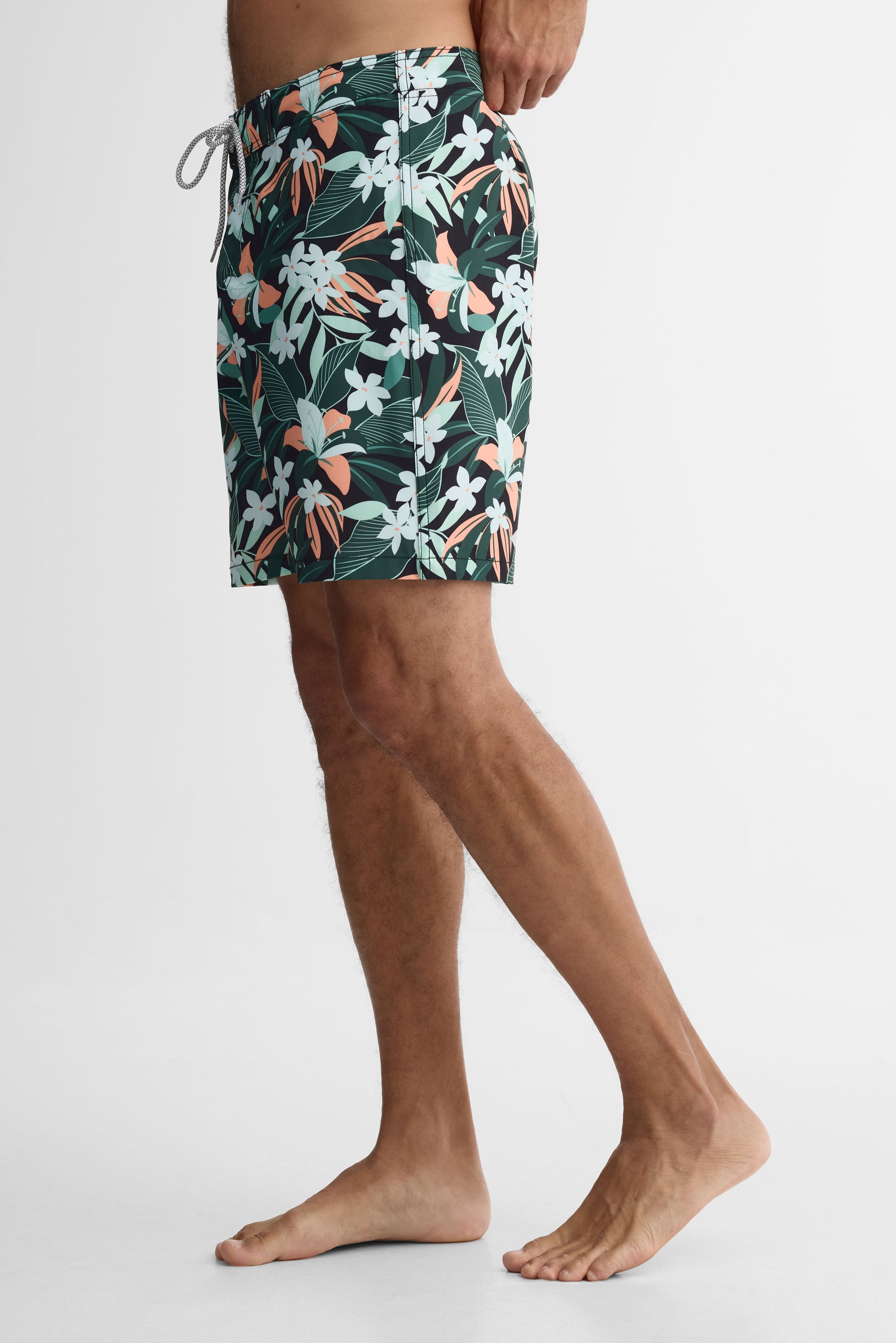 Maillot de bain boardshort avec poche - Homme && VERT/MULTI