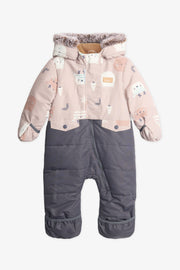 Habit de neige 1 pièce doublé polaire - Bébé garçon && TAUPE MULTI