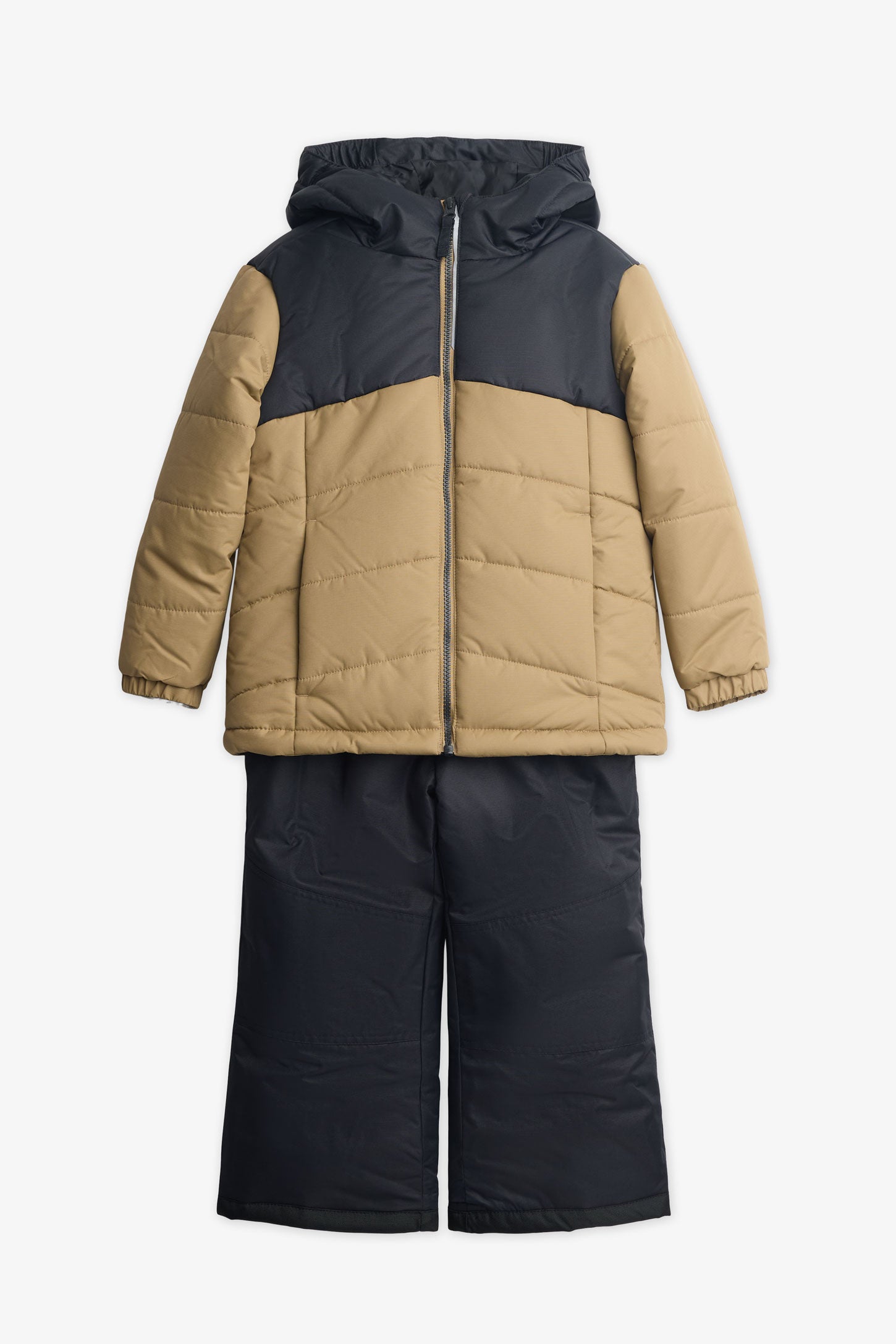 Ensemble de neige avec manteau et pantalon - Enfant garçon && CHARBON