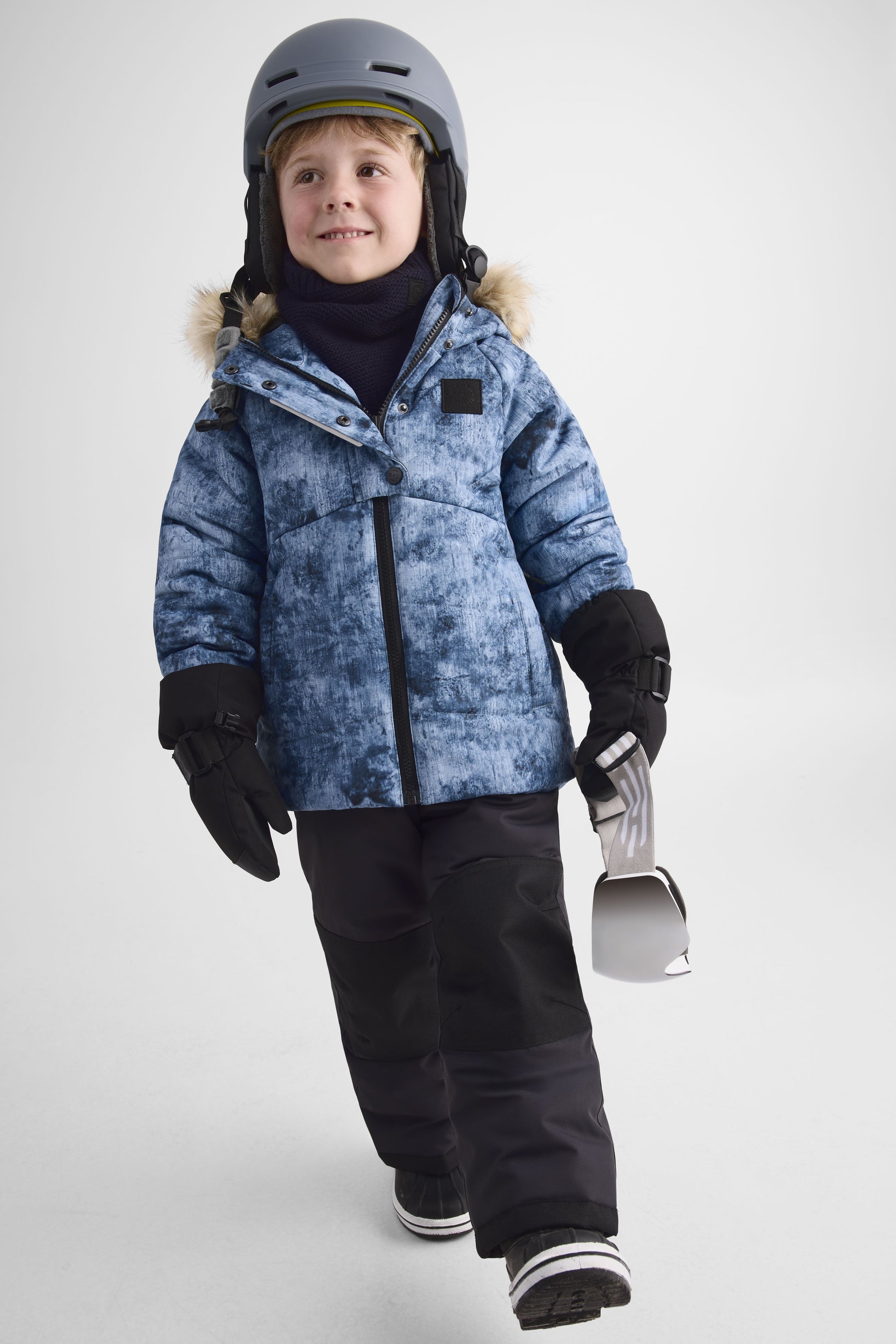 Ensemble de neige isolé - Enfant garçon && BLEU MULTI