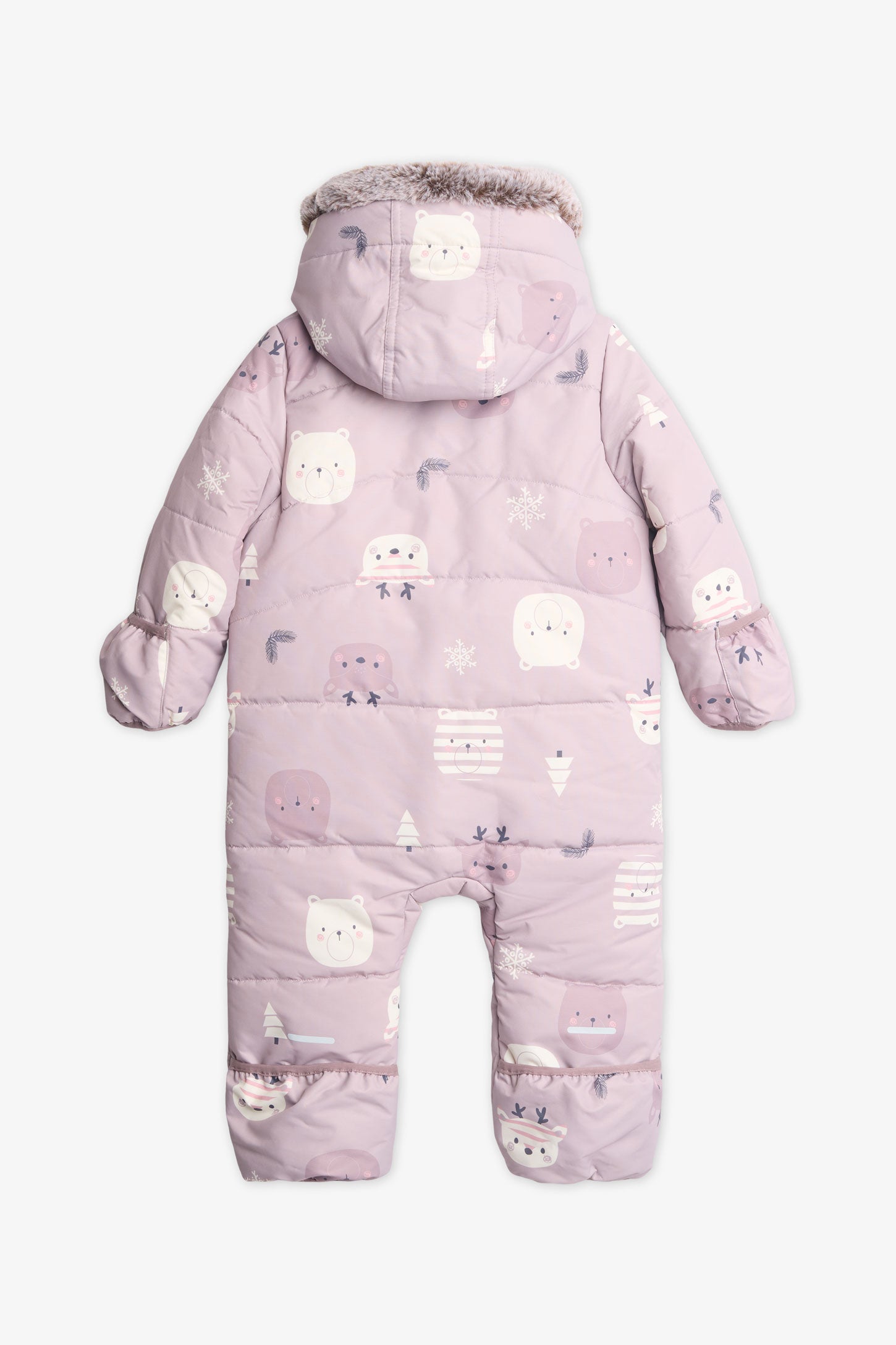 Habit de neige 1 pièce - Bébé fille && LILAS MULTI