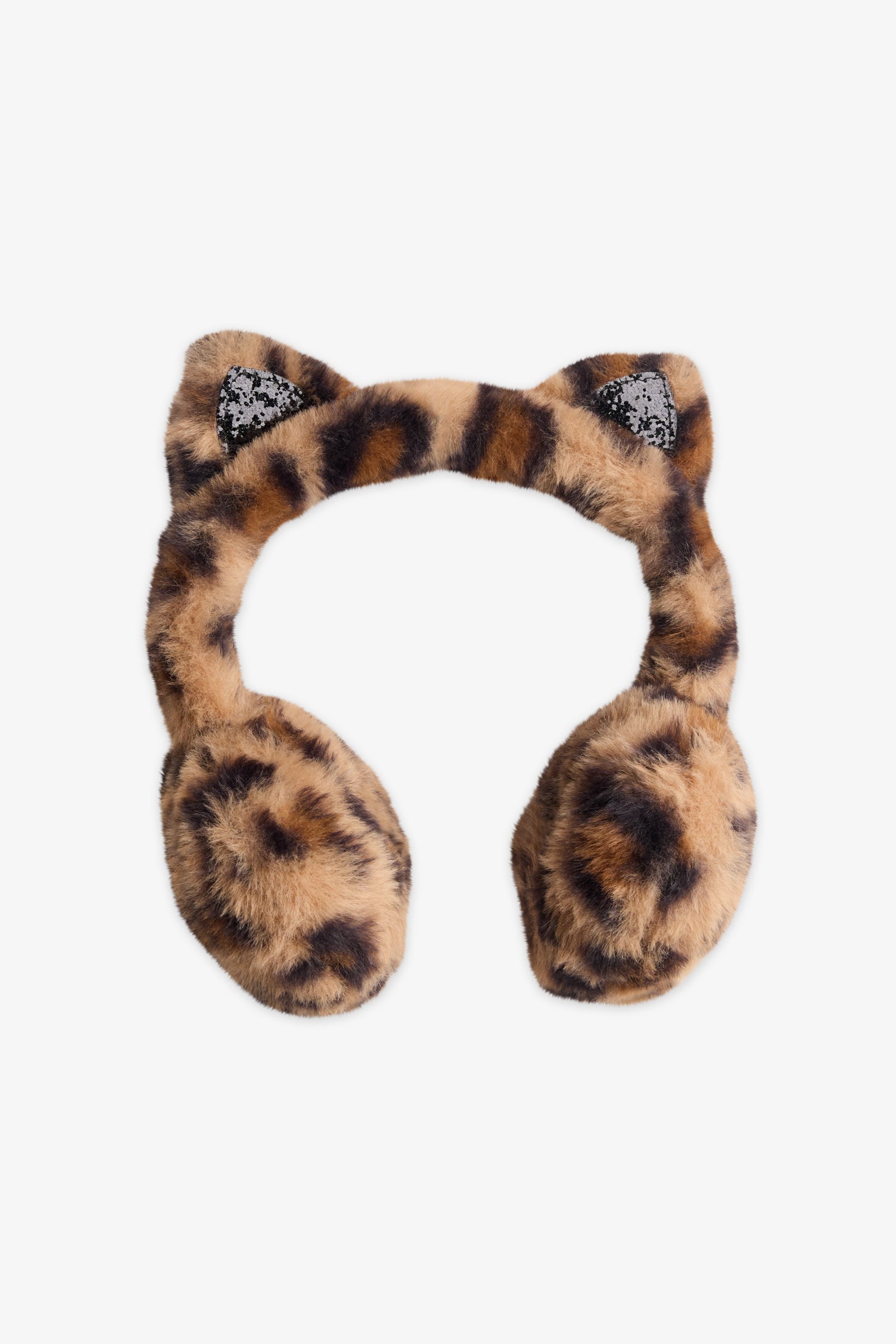 Cache-oreilles en fausse fourrure - Enfant fille && TAUPE MULTI