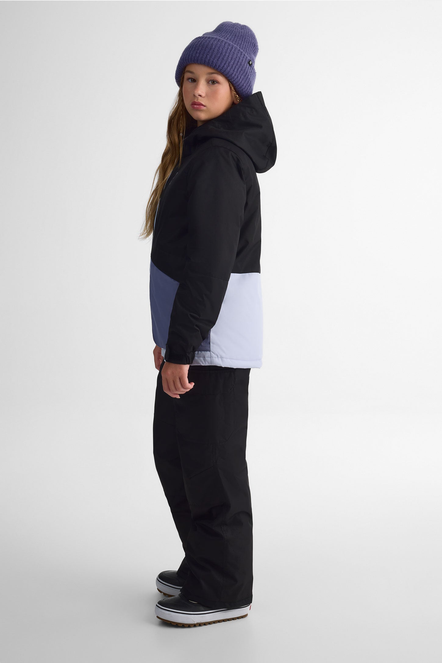 Manteau de ski isolé - Ado fille && NOIR