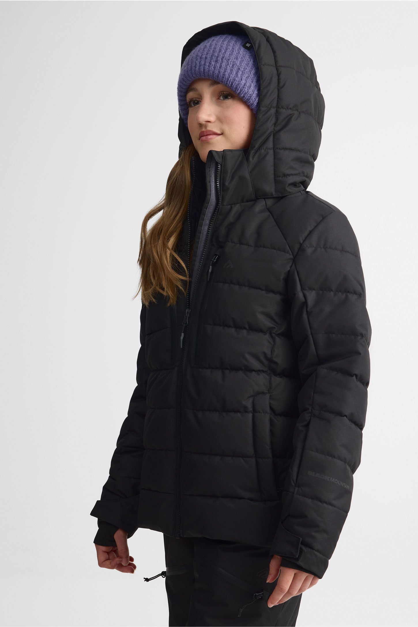 Manteau d'hiver - Ado fille && NOIR