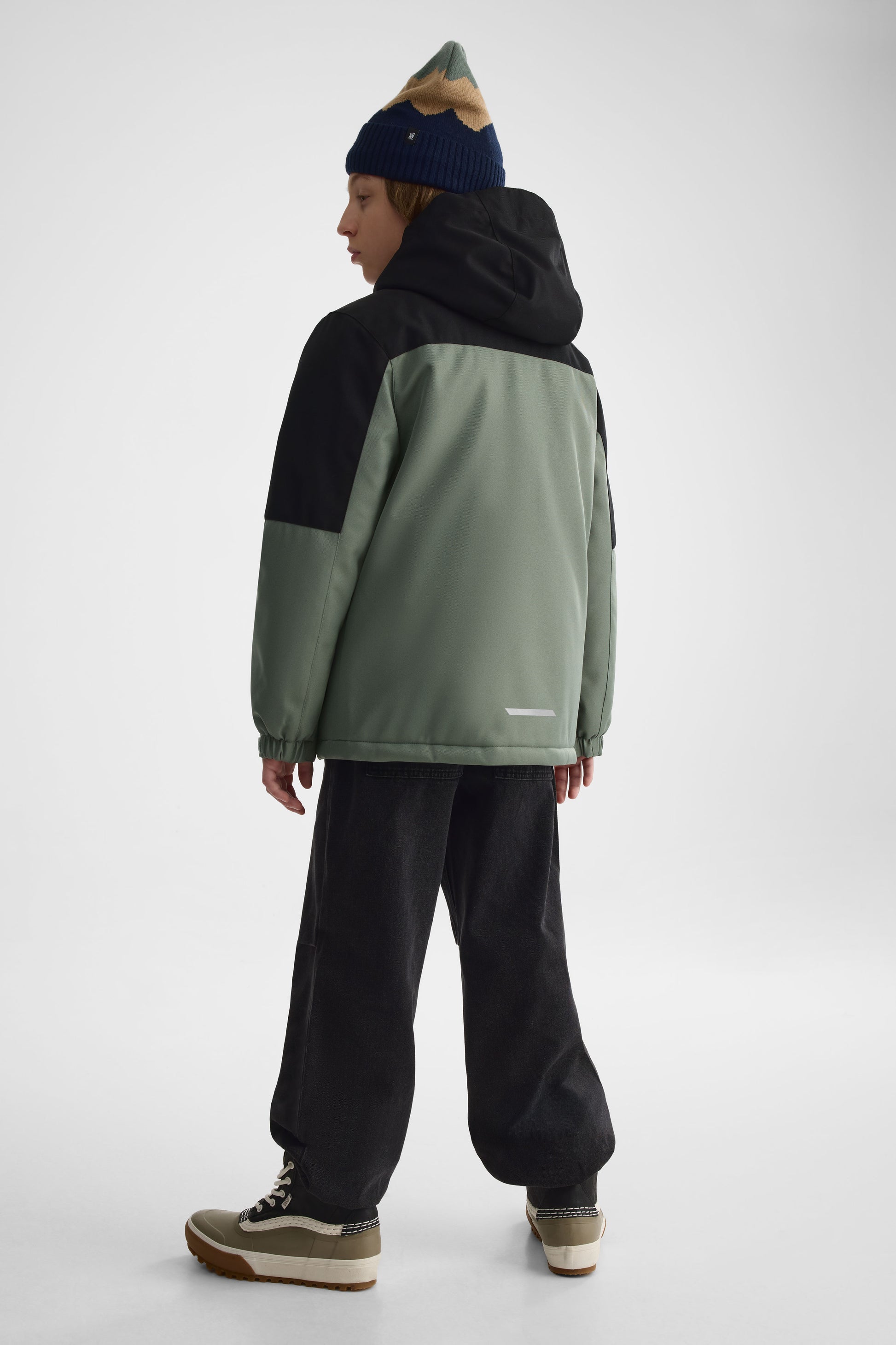 Manteau de ski isolé - Ado garçon && NOIR
