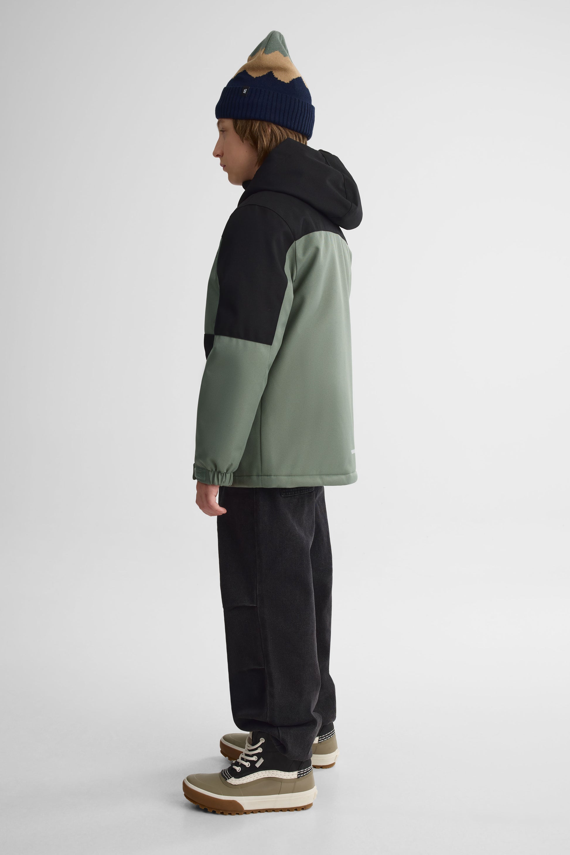 Manteau de ski isolé - Ado garçon && NOIR