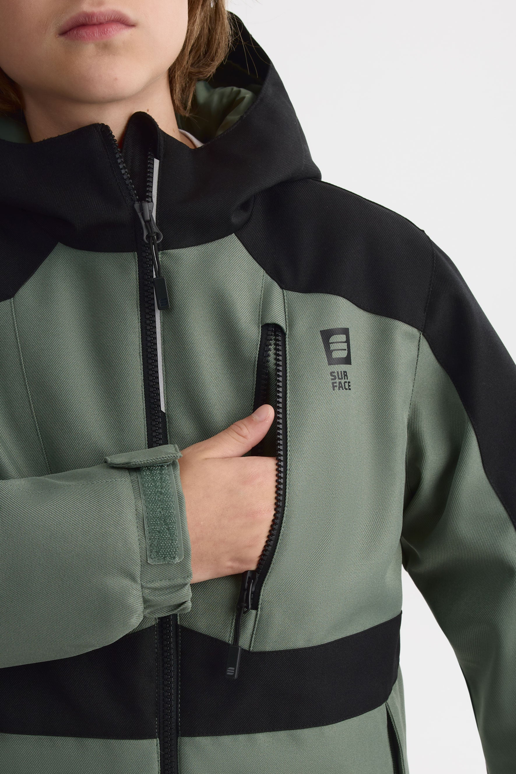 Manteau de ski isolé - Ado garçon && NOIR
