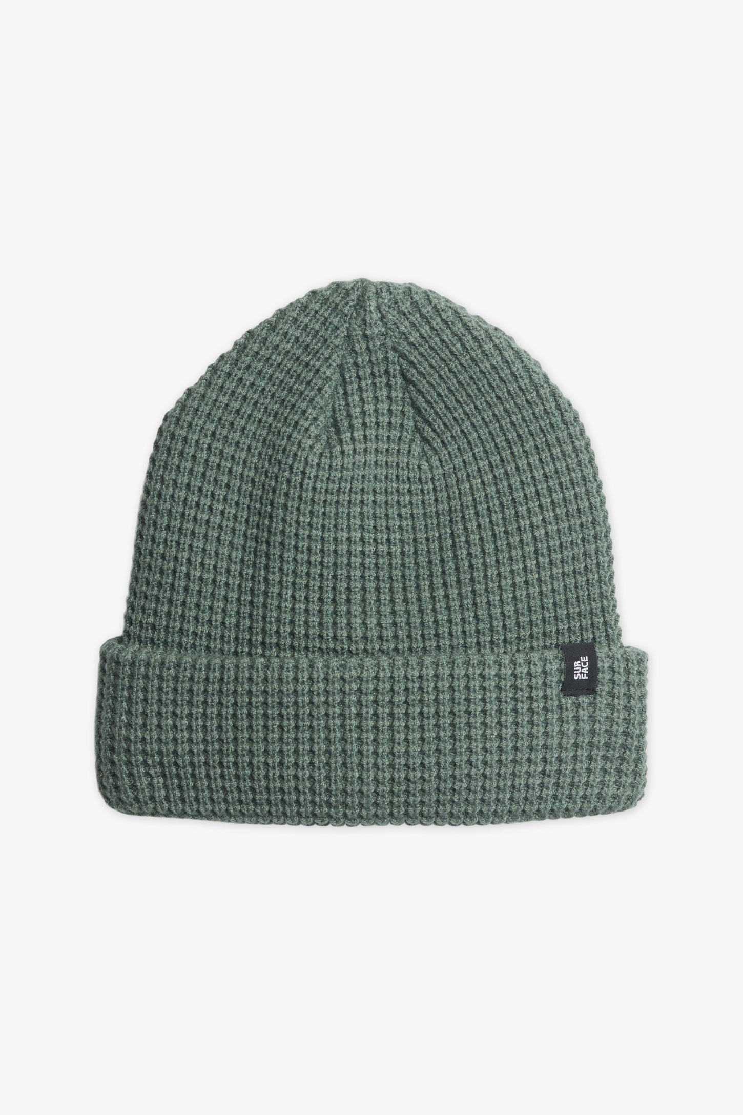 Tuque en tricot uni doublé polar - Enfant garçon && VERT