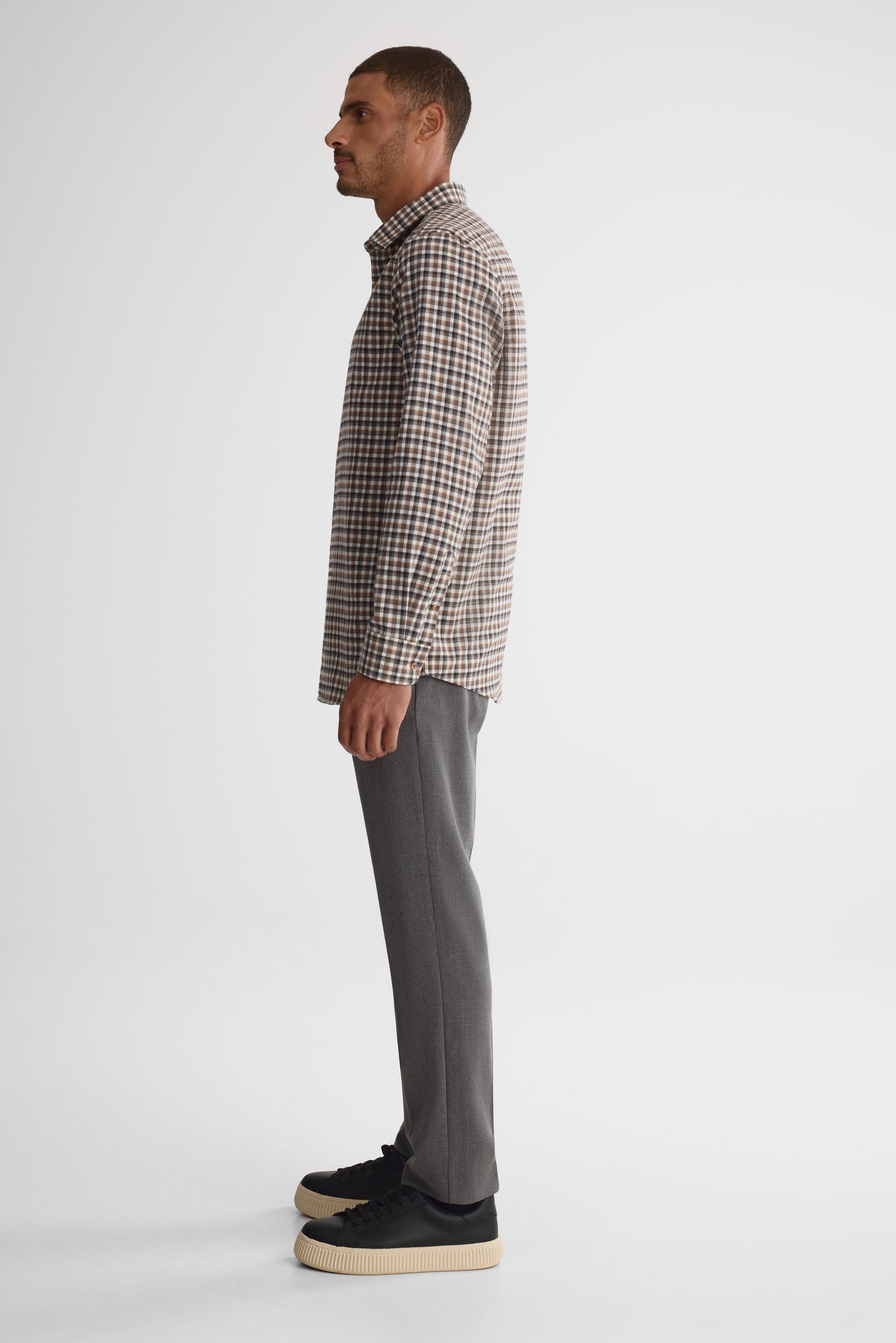 Chemise coupe régulière - Homme && NOIR/MULTI