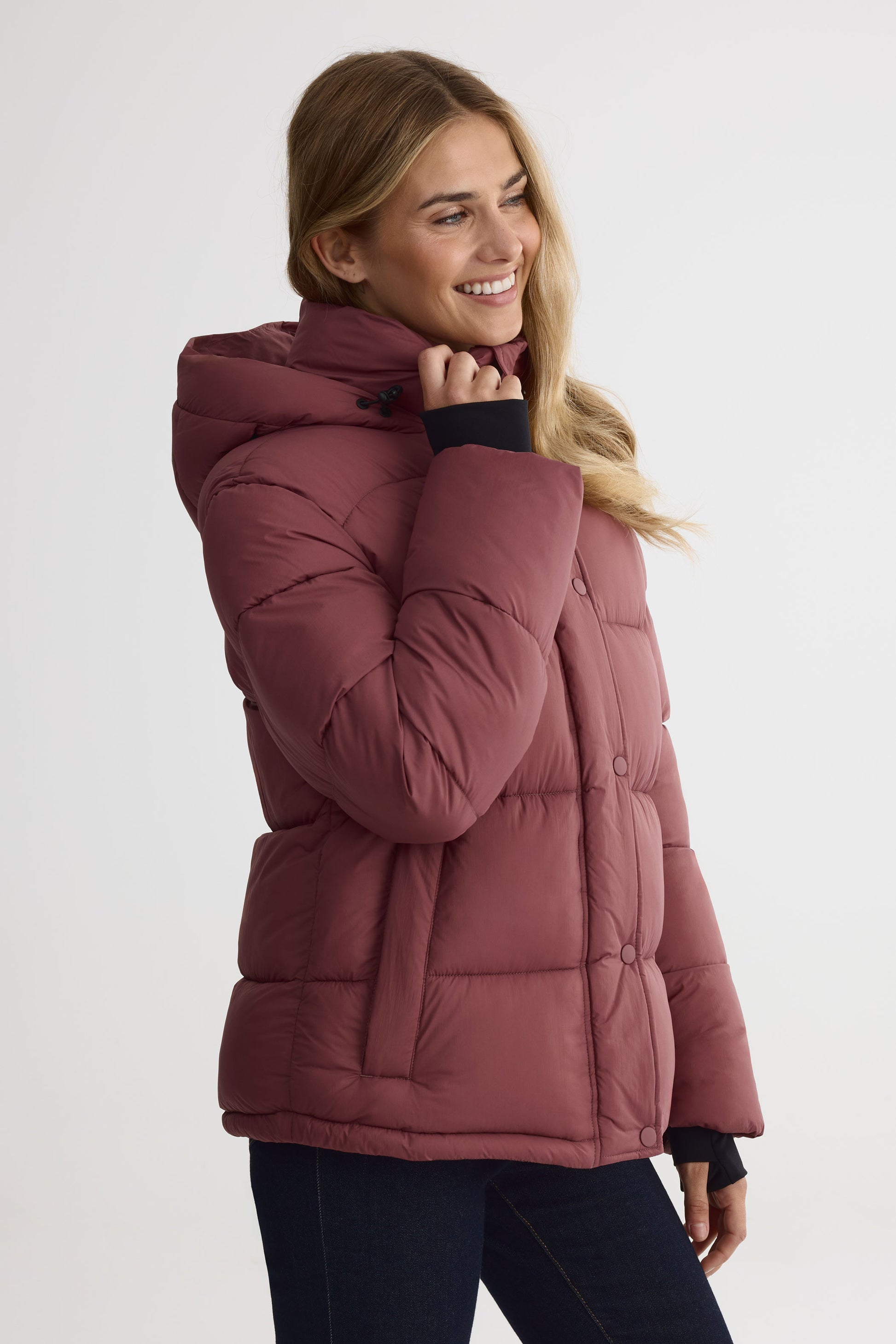 Cagoule en polar séchage rapide - Ado garçon && BOURGOGNE