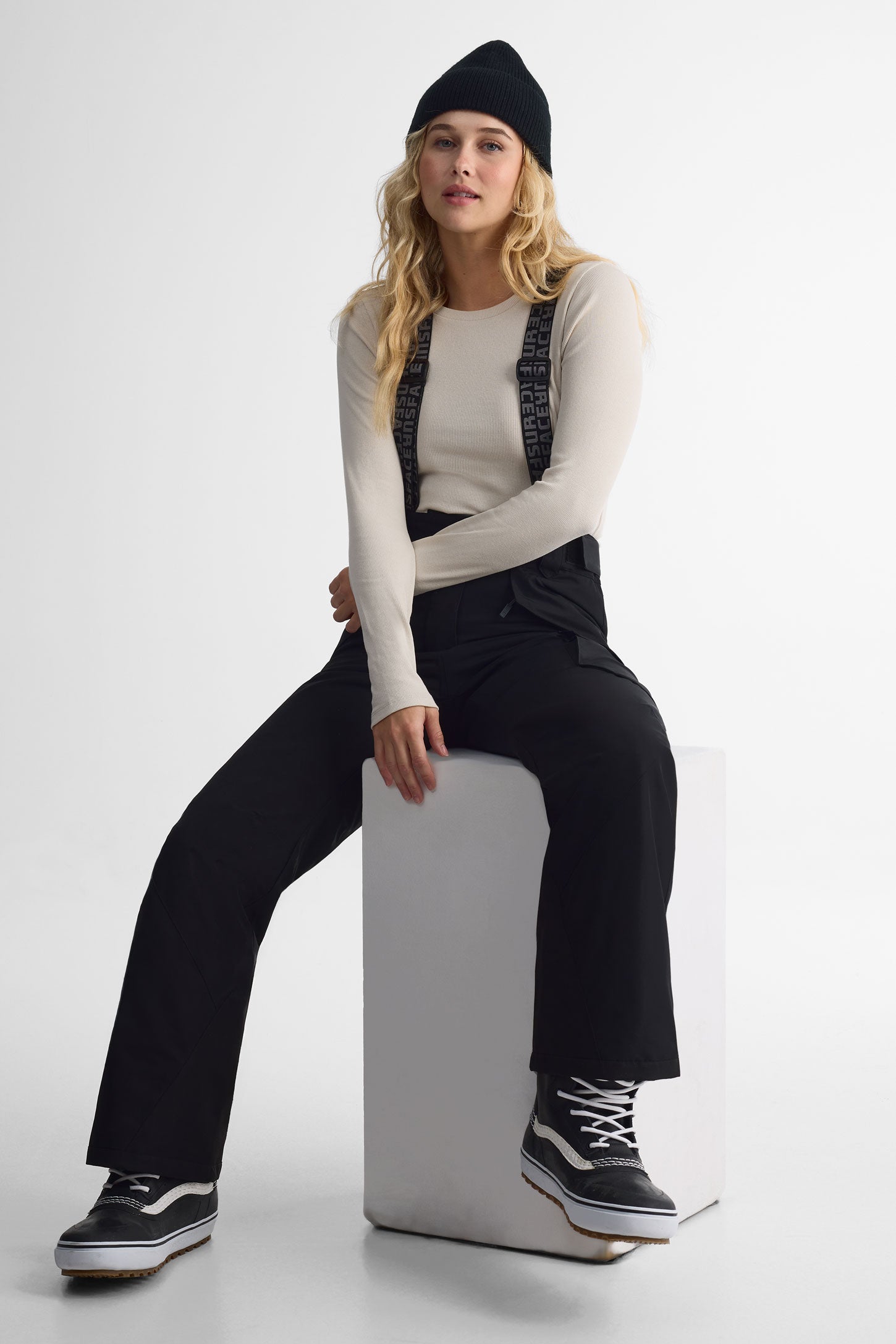Pantalon de neige isolé – Femme && NOIR